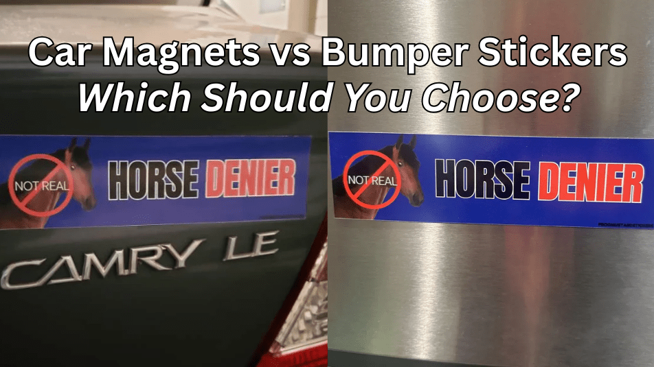 Car Magnets vs Bumper Stickers: Which Should You Choose? - Frog Mustard Stickers