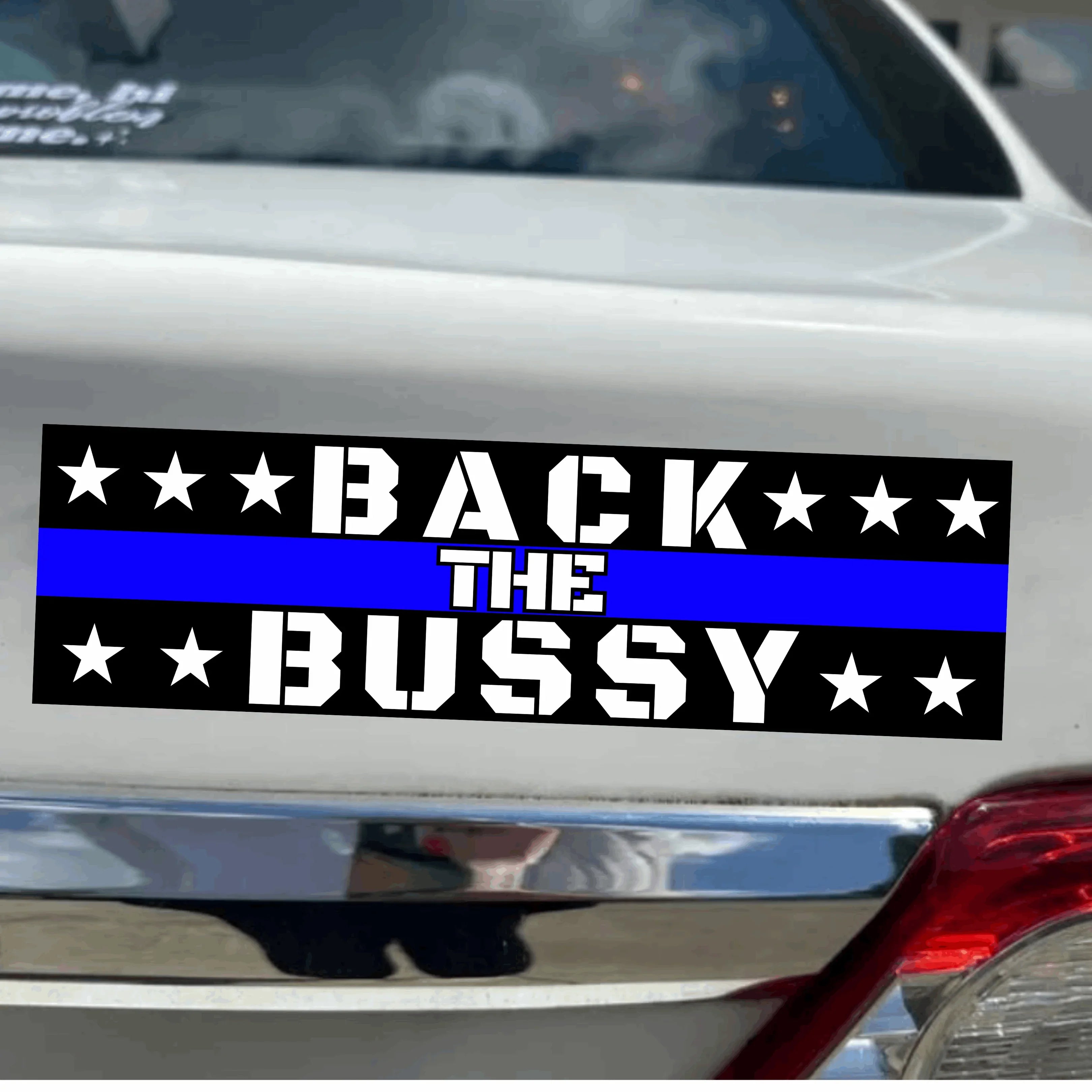 Back the Bussy - frogmustard stickers