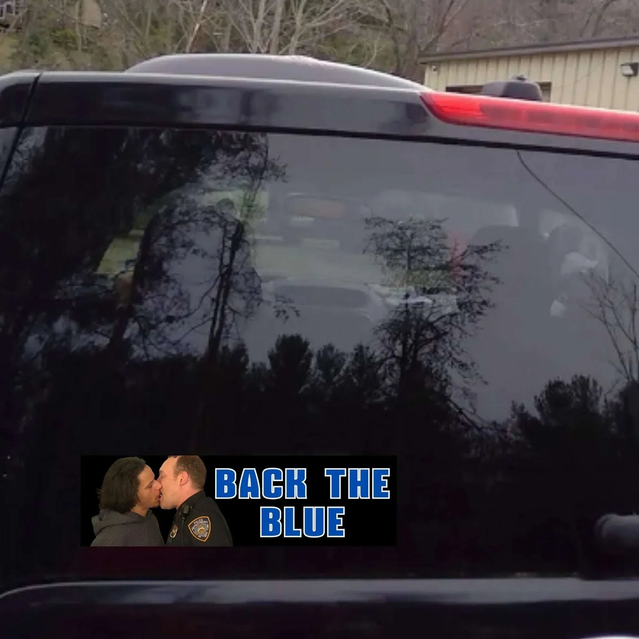 Back the Blue - Frog Mustard Stickers