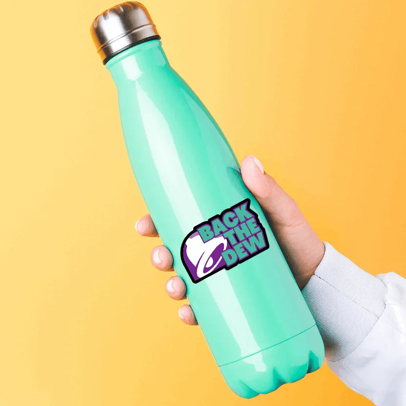 Back the Dew (Baja Blast) - Die Cut - Frog Mustard Stickers