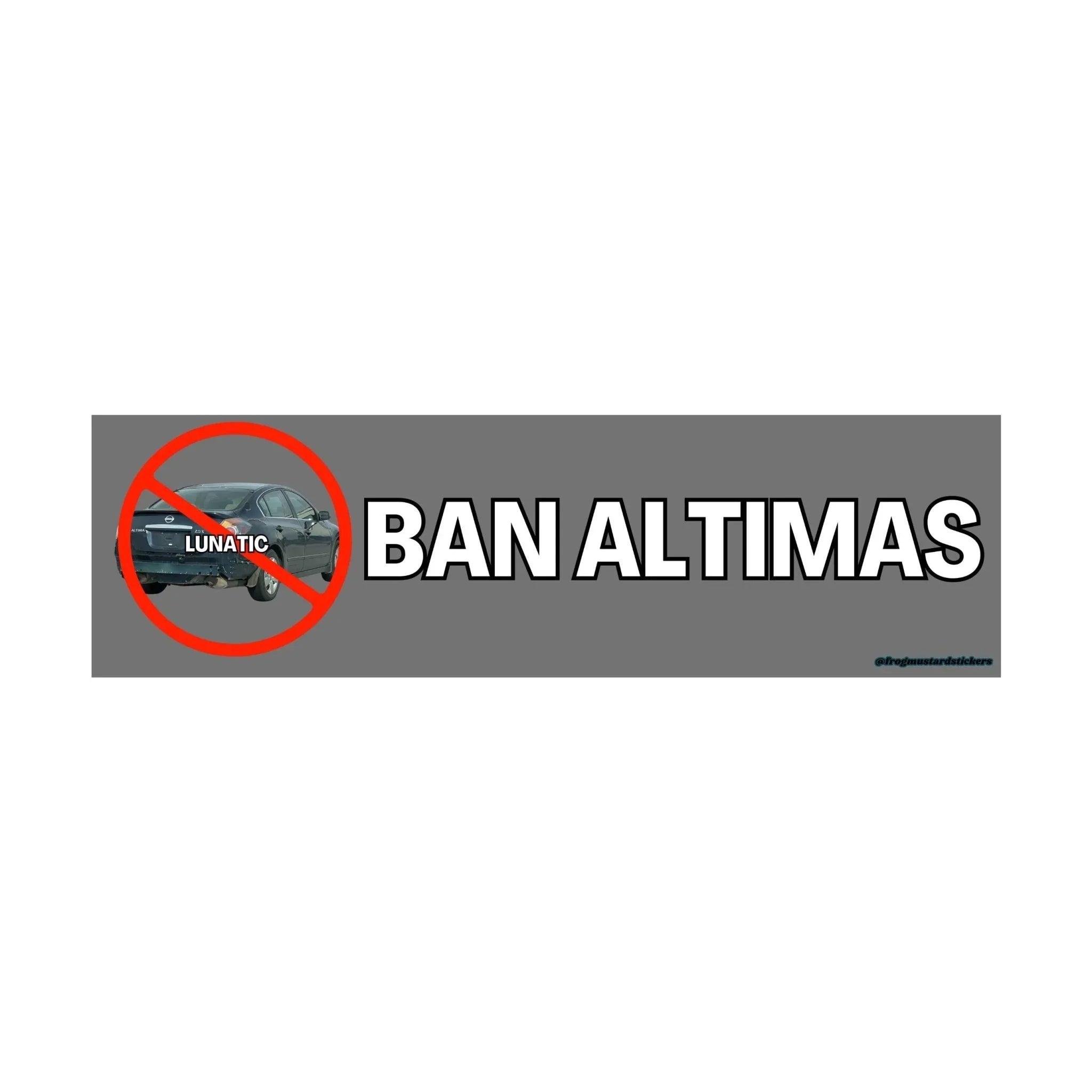 Ban Altimas - Frog Mustard Stickers