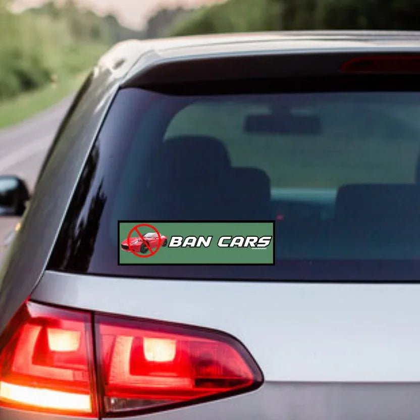 BAN CARS - Frog Mustard Stickers