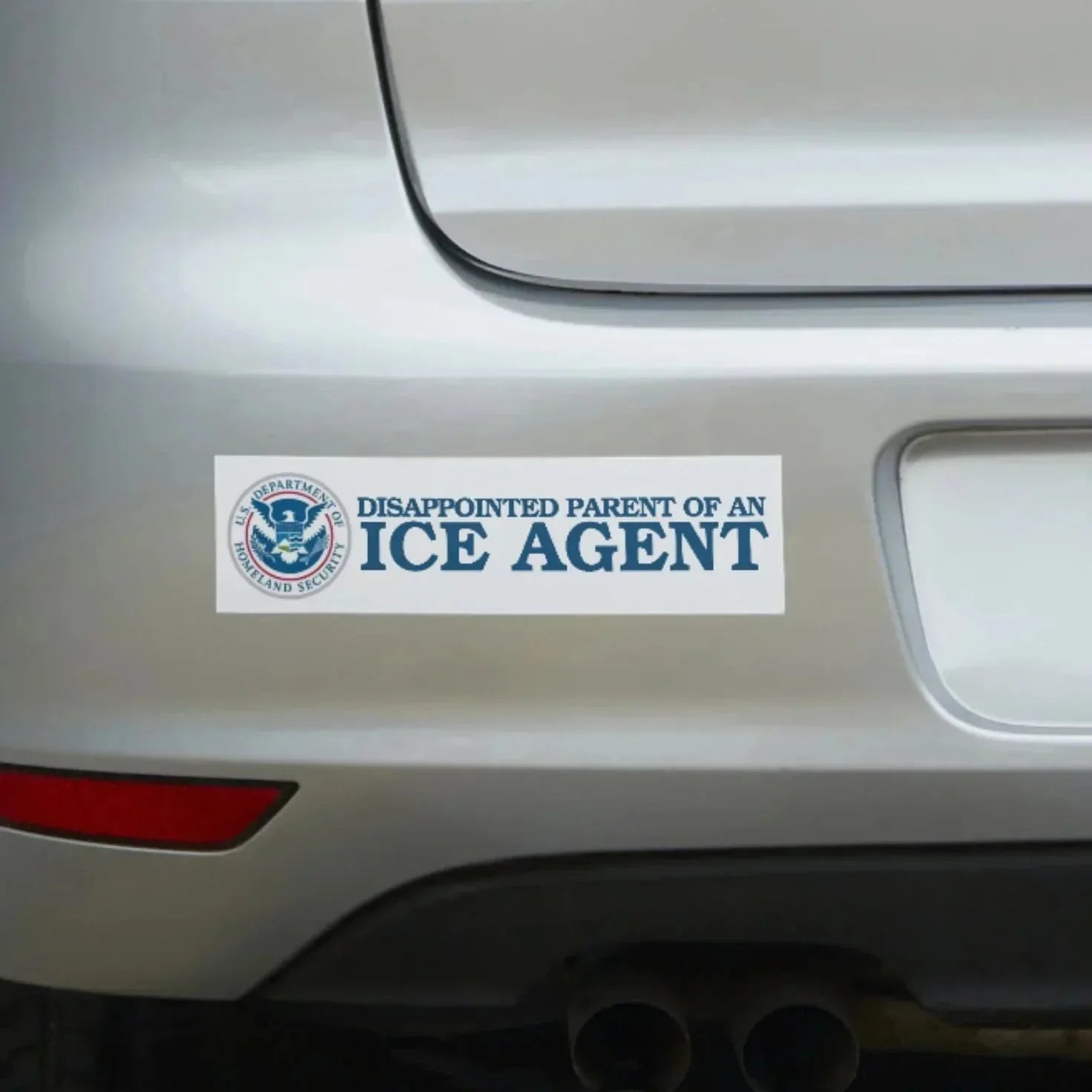 Disappointed Parent of an ICE Agent - Frog Mustard Stickers