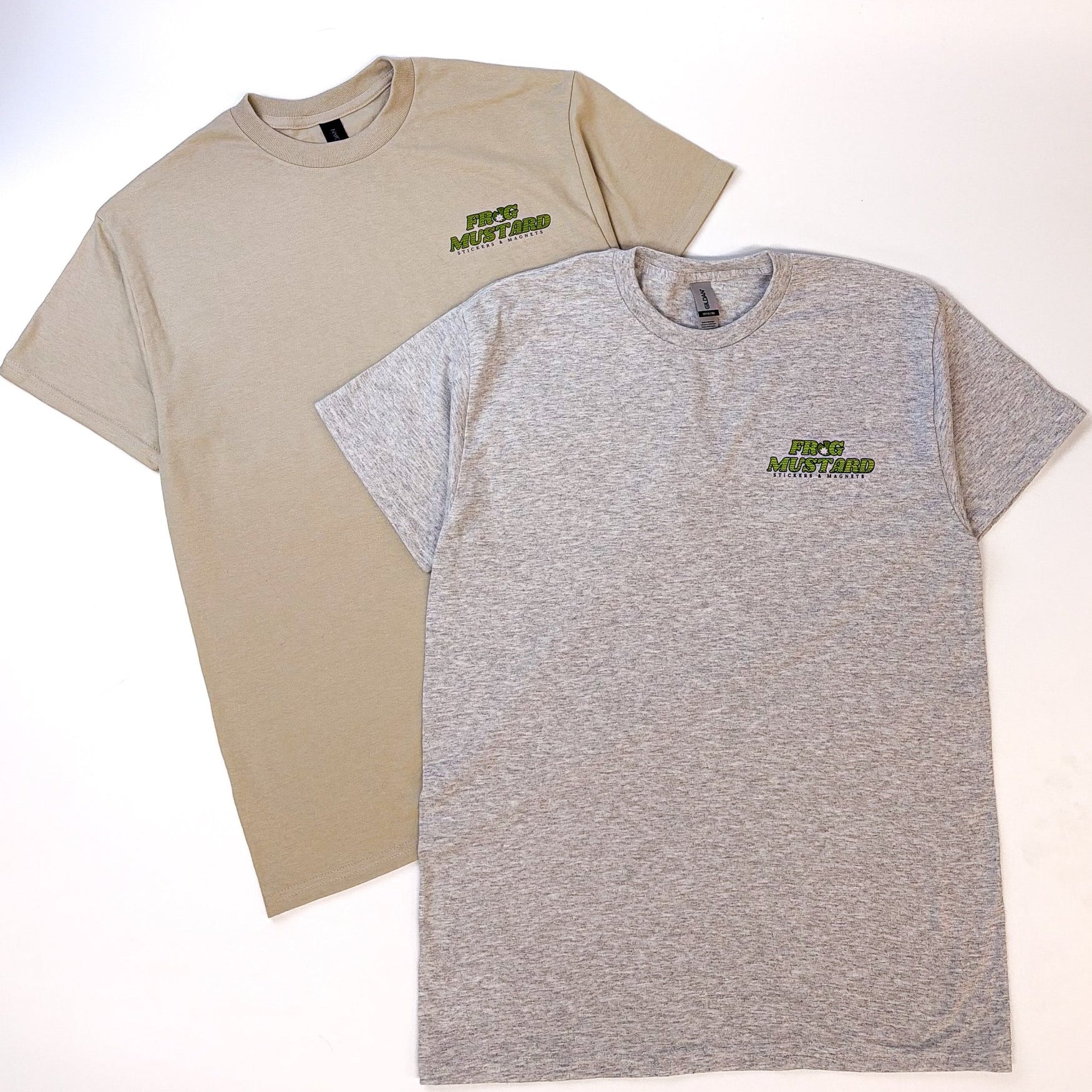 Frog Mustard Logo Merch Tee – Limited Edition - Frog Mustard Stickers