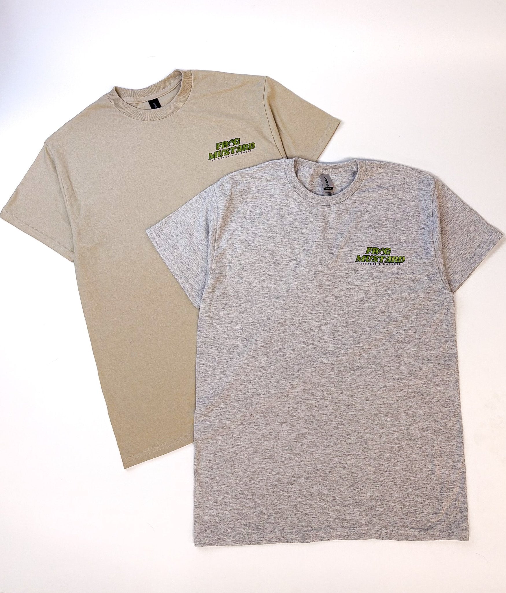 Frog Mustard Logo Merch Tee – Limited Edition - Frog Mustard Stickers