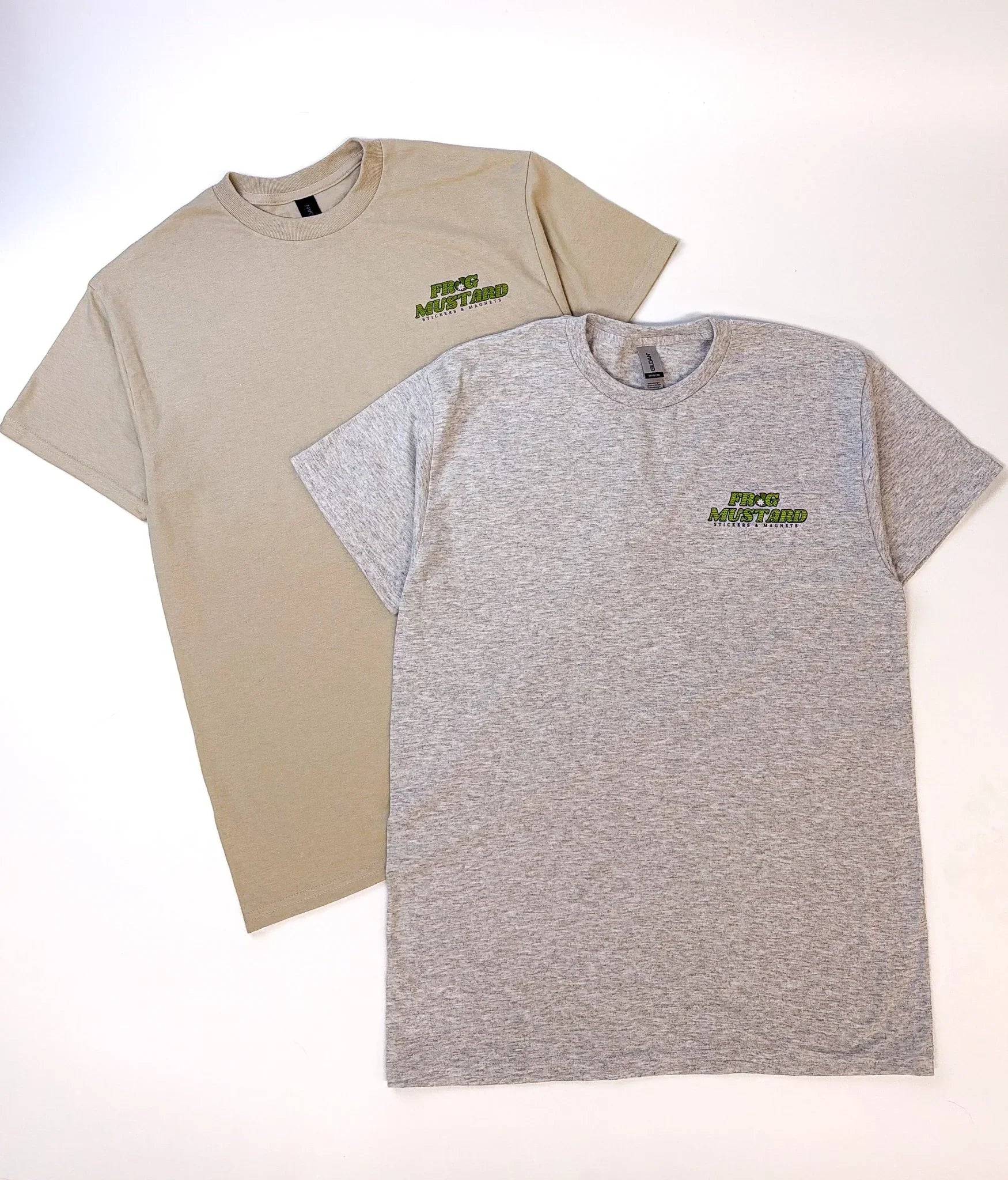Frog Mustard Logo Merch Tee – Limited Edition - Frog Mustard Stickers