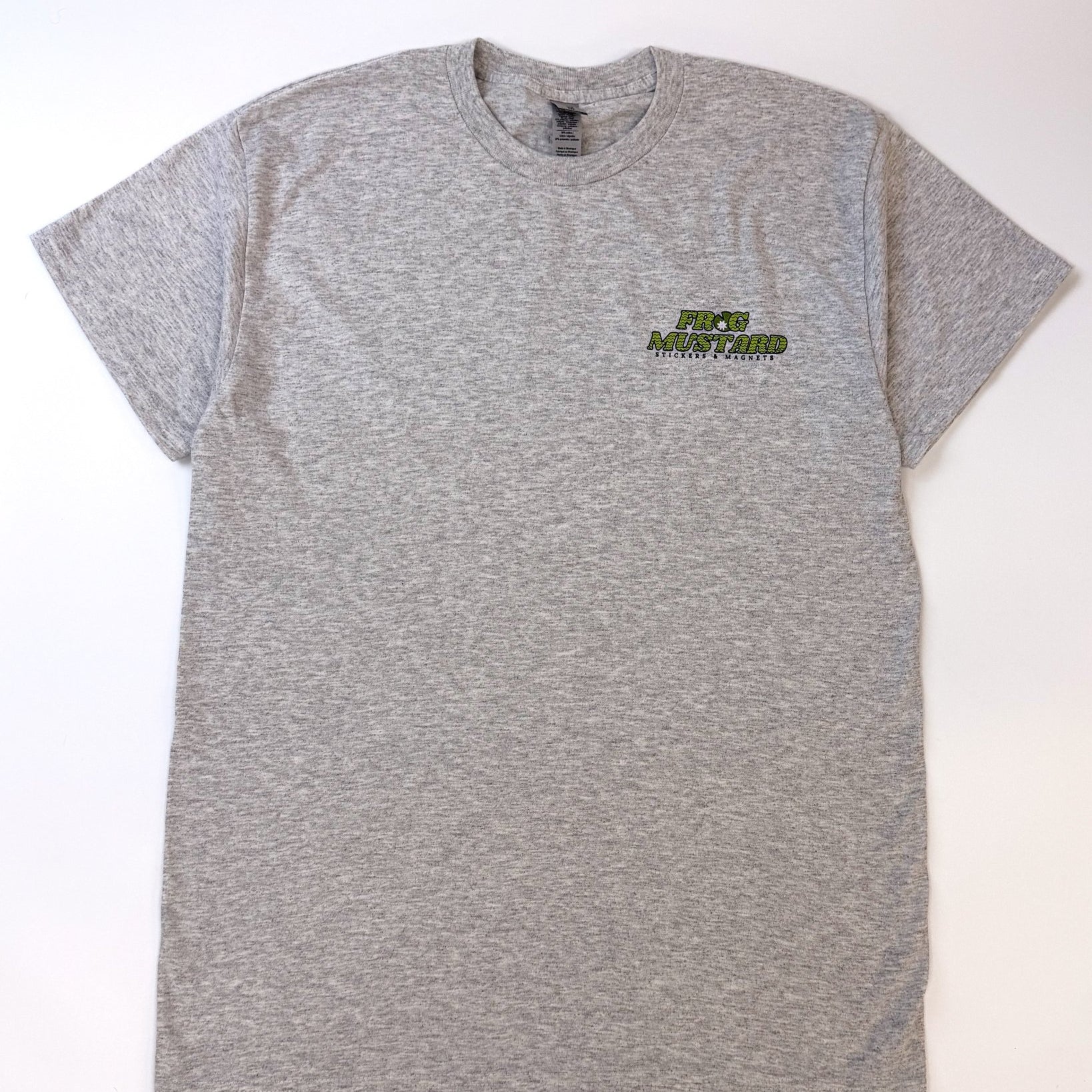 Frog Mustard Logo Merch Tee – Limited Edition - Frog Mustard Stickers