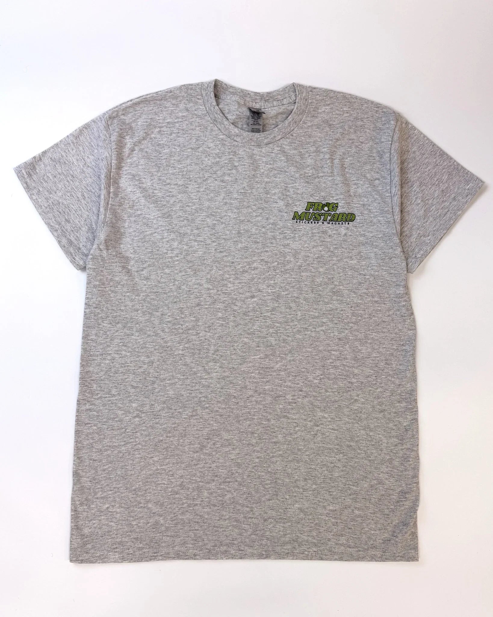 Frog Mustard Logo Merch Tee – Limited Edition - Frog Mustard Stickers