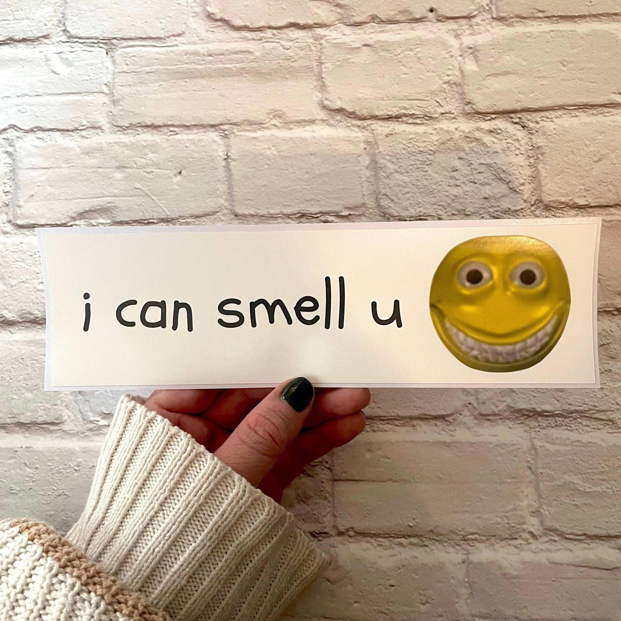 i can smell u - Frog Mustard Stickers