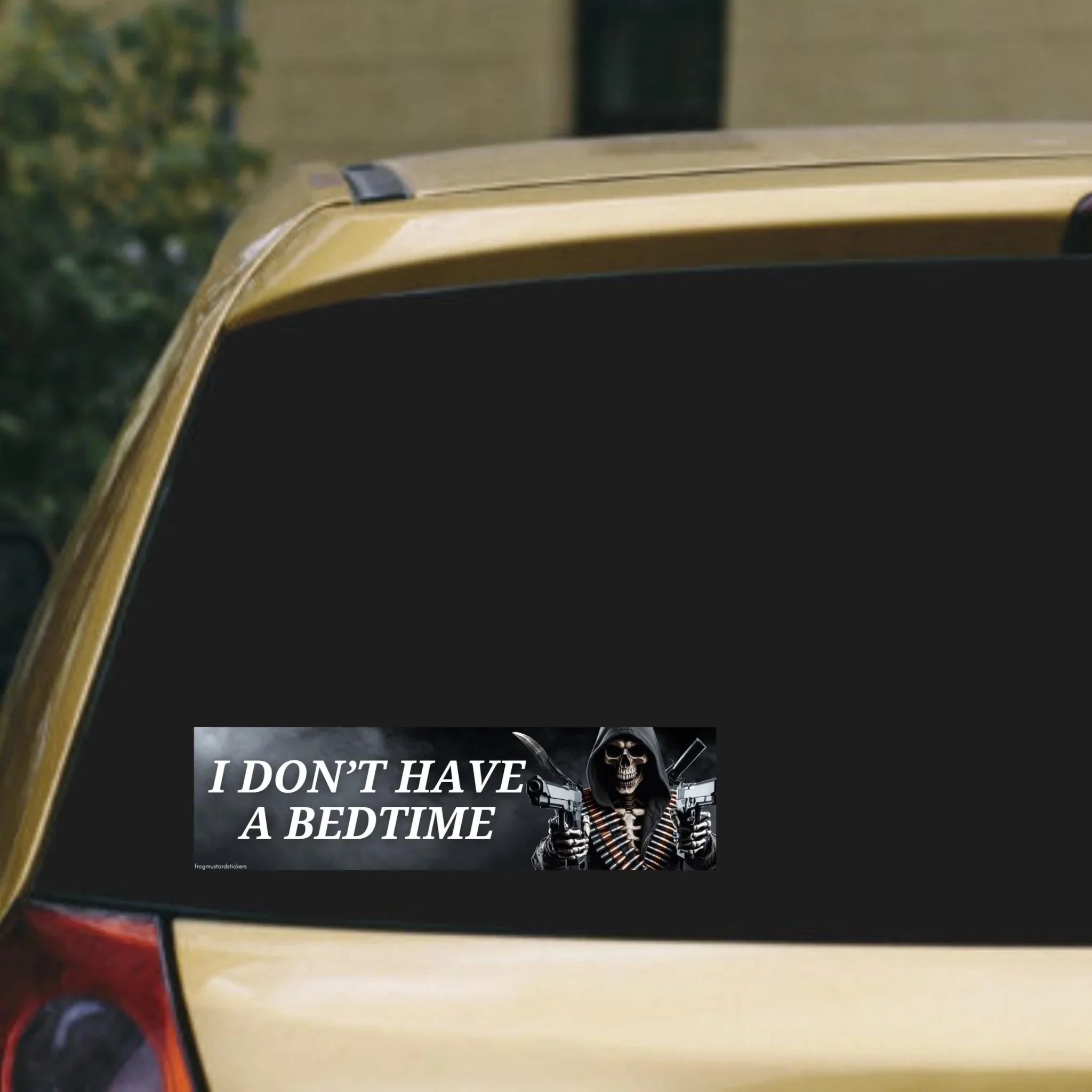I Don't Have a Bedtime - Frog Mustard Stickers