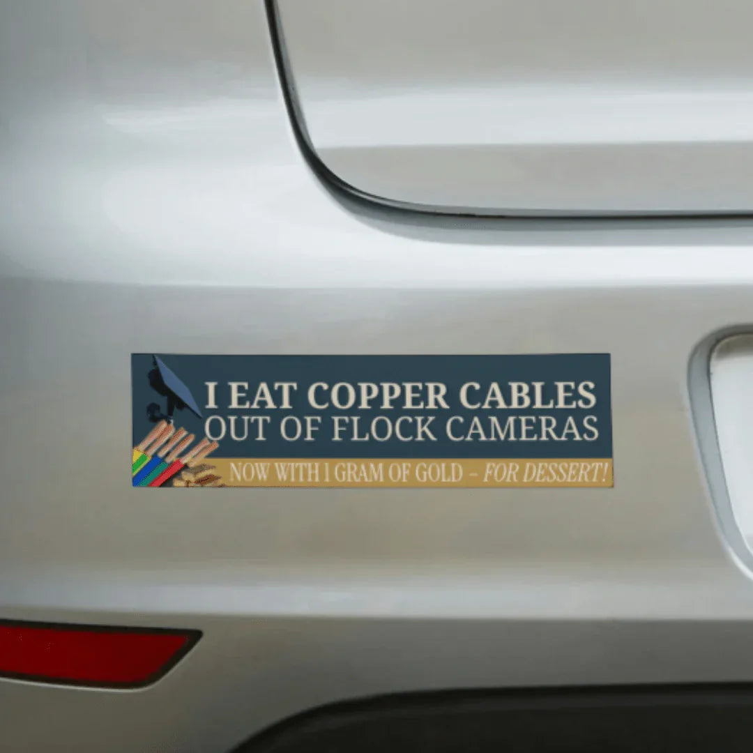 I Eat Copper Cables (Nature's Licorice TM) | 3 Design Options - Frog Mustard Stickers