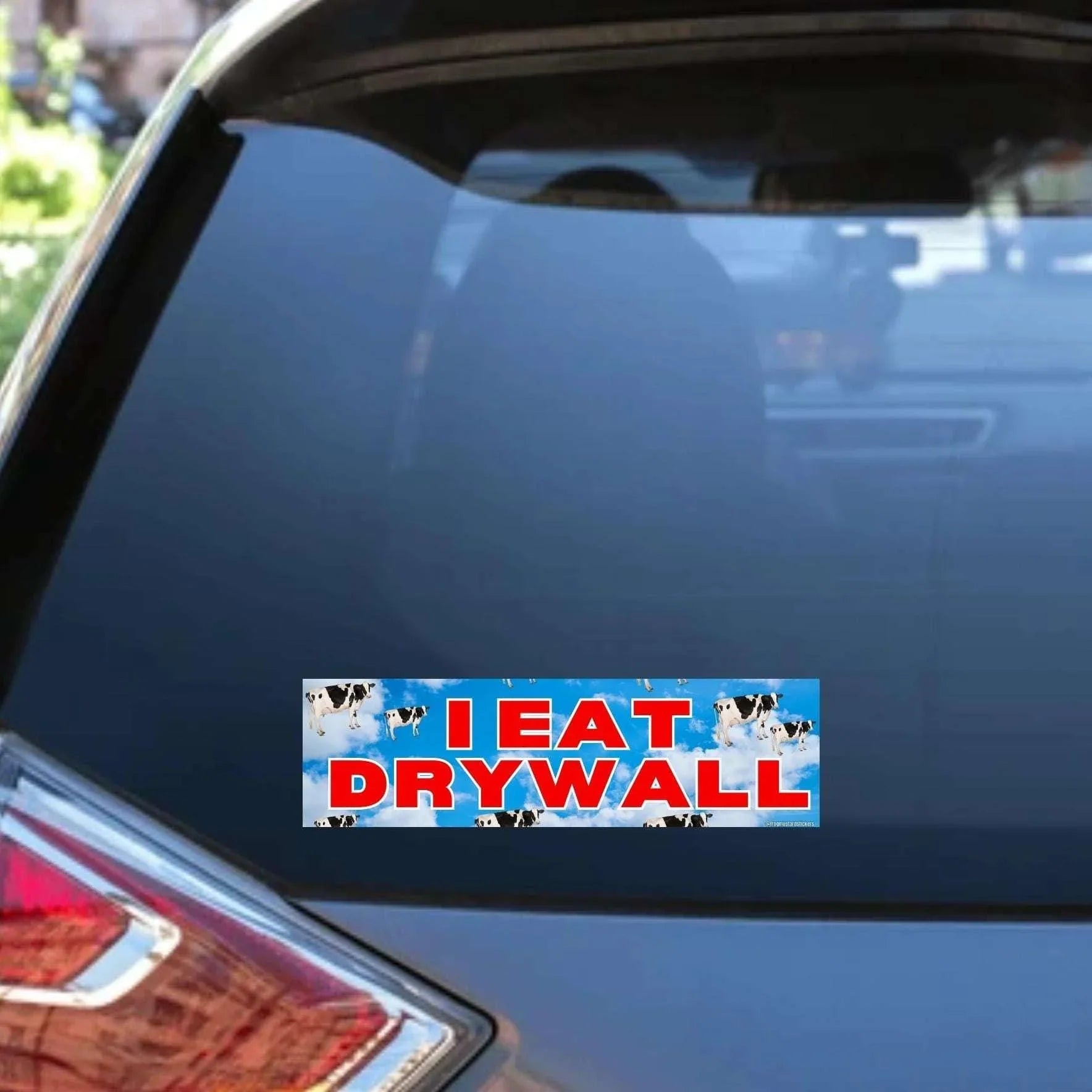 I Eat Drywall - Frog Mustard Stickers