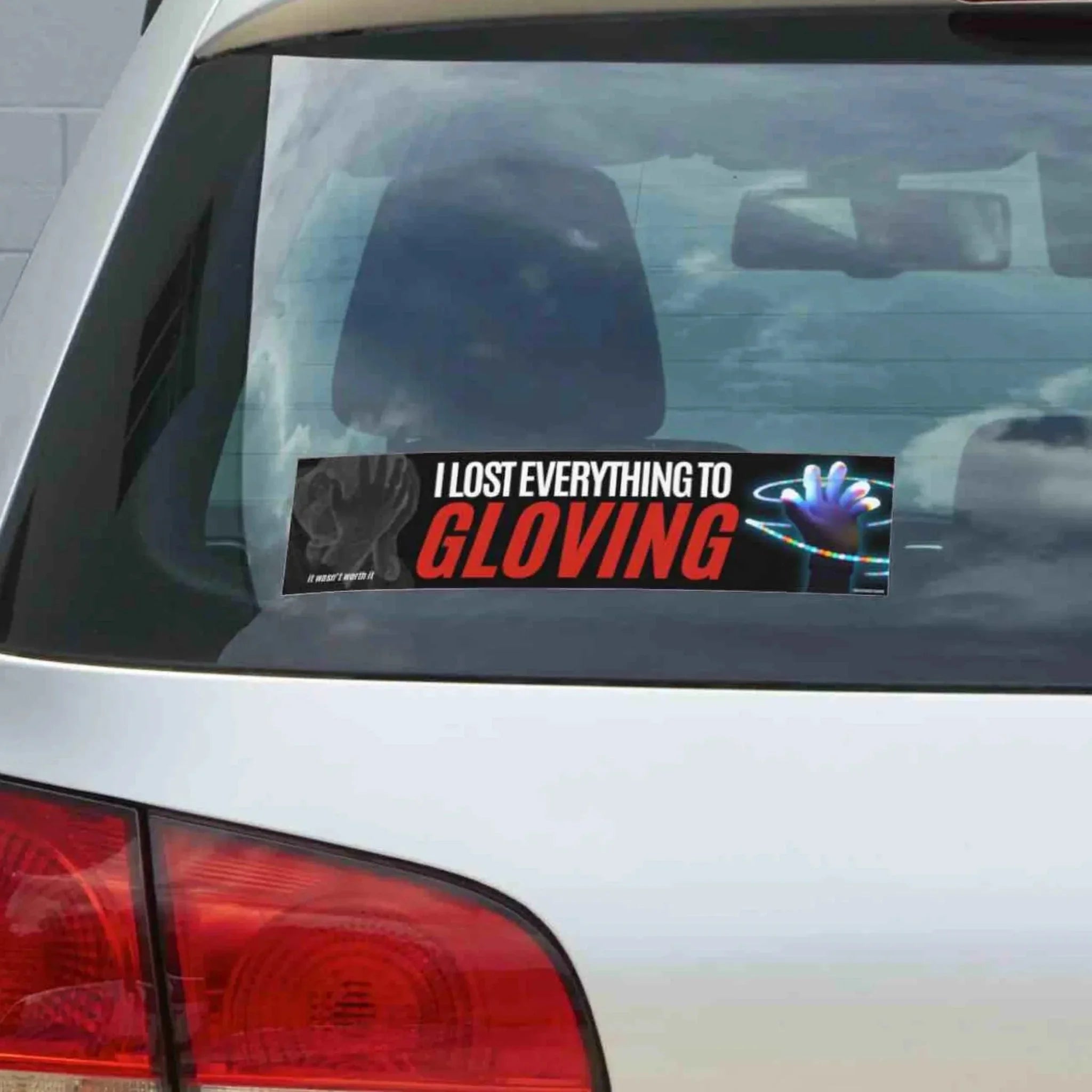 I Lost Everything to Gloving - Frog Mustard Stickers