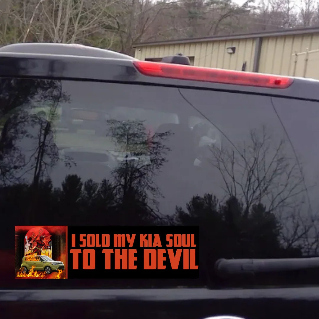 I Sold My KIA Soul to the Devil - Frog Mustard Stickers