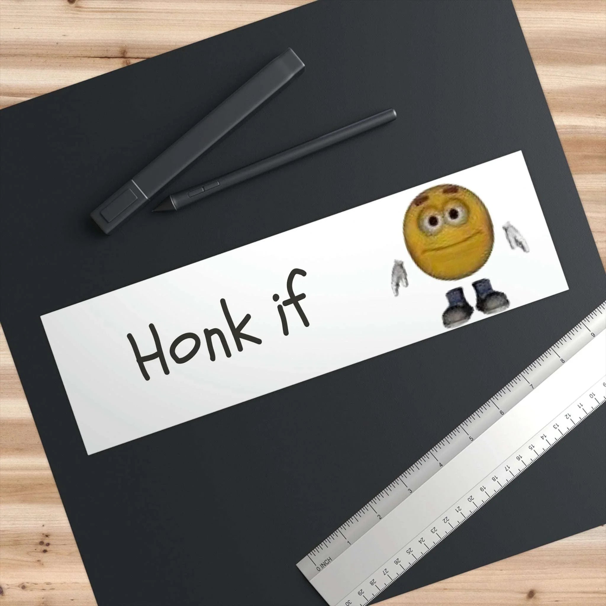 Honk If - frogmustard stickers