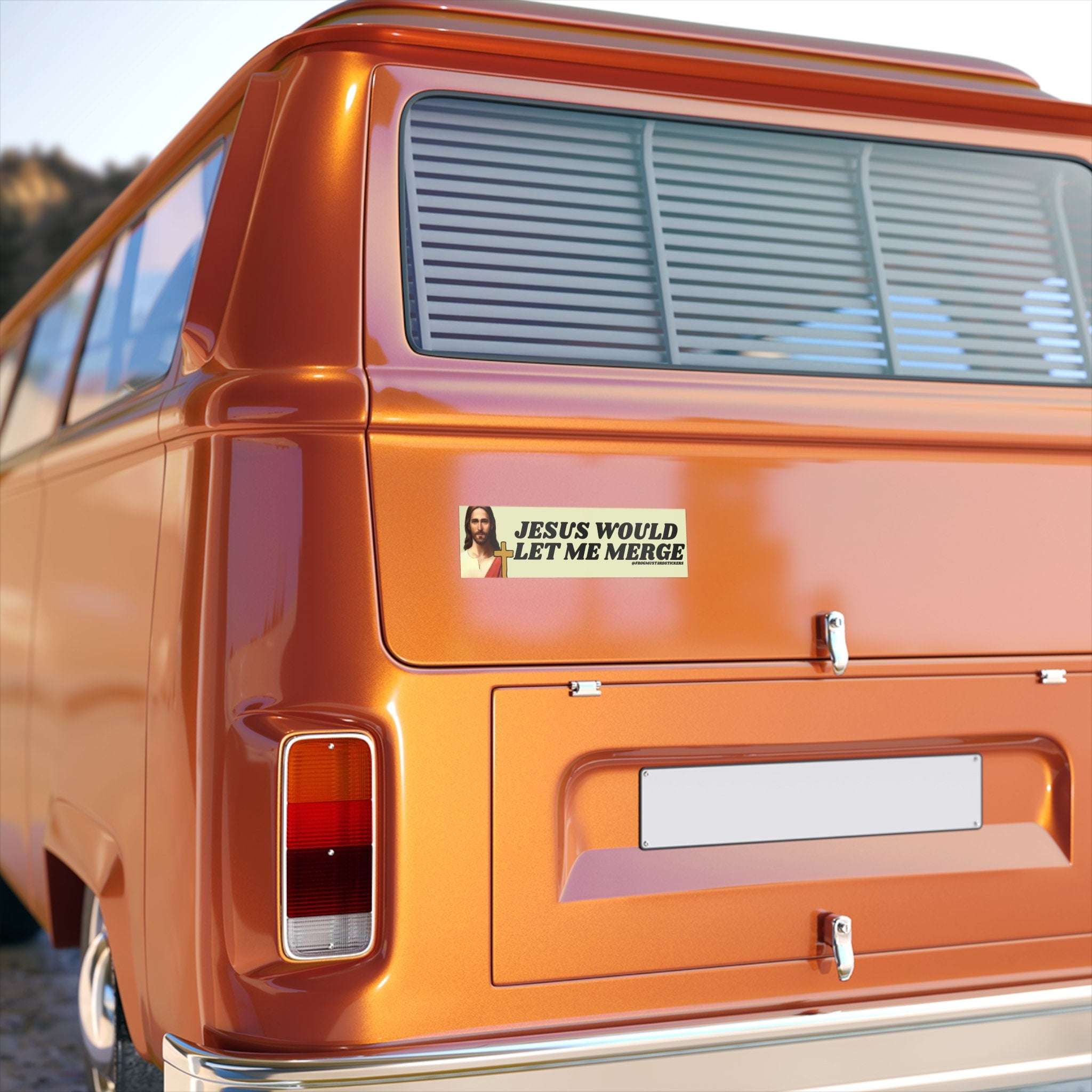 Jesus would let me merge - frogmustard stickers