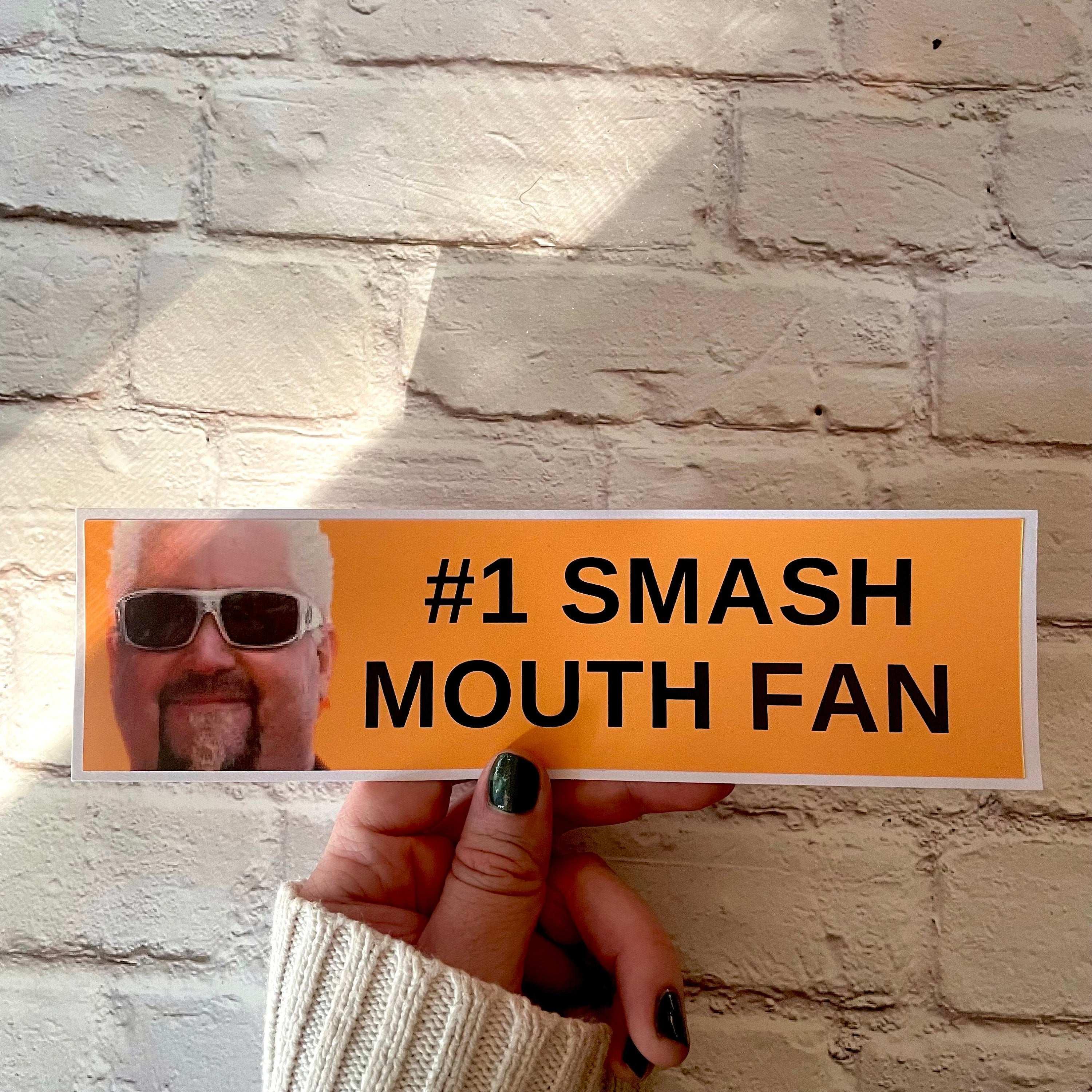 Smash Mouth Fan Sticker – Hilarious Guy Fieri Meme Sticker