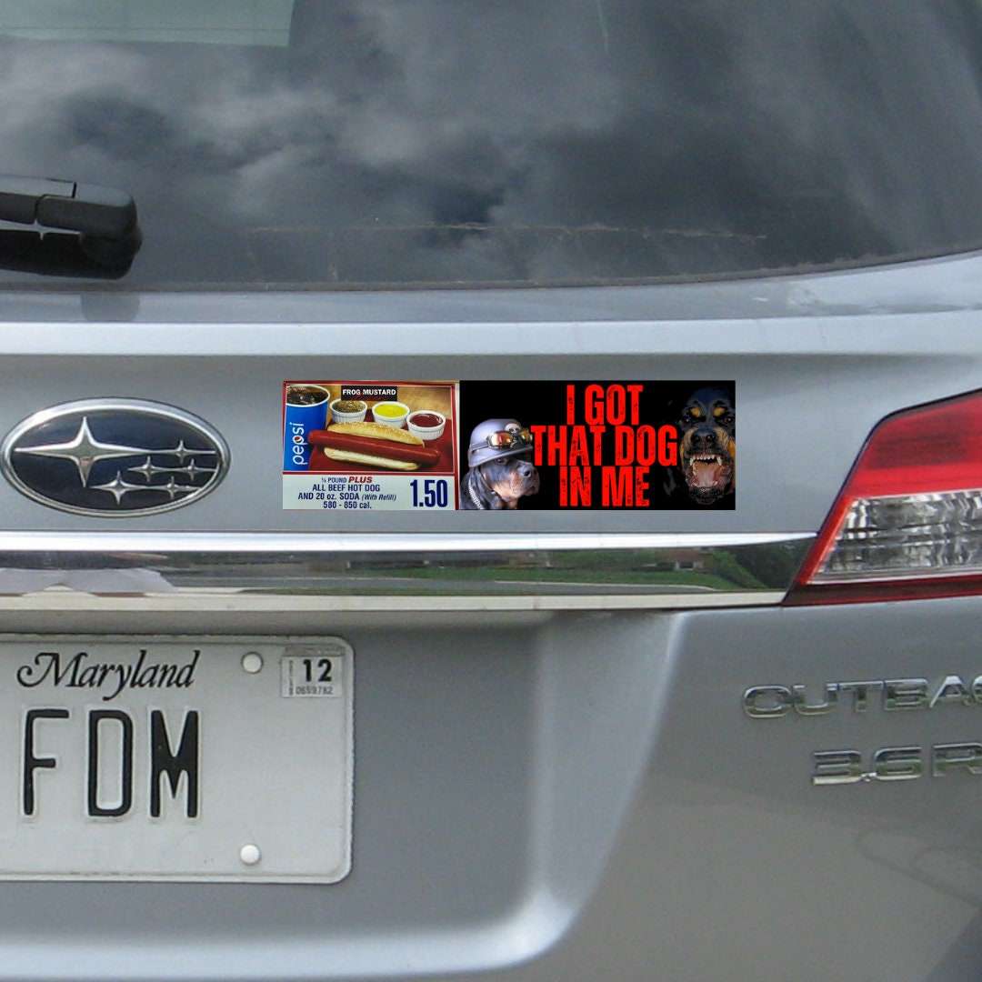 I Got That Dog In Me - frogmustard stickers