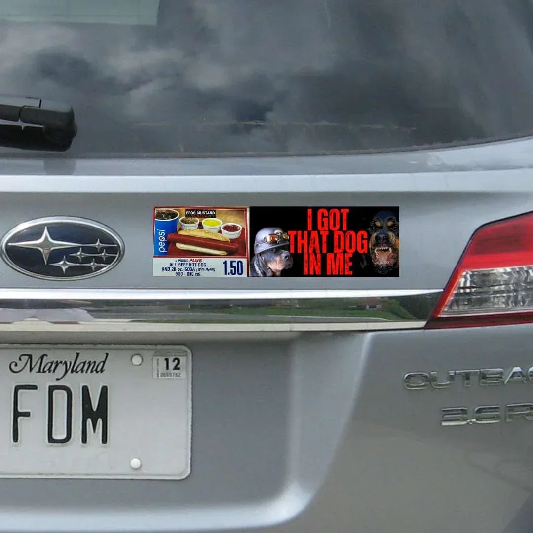 I Got That Dog In Me - frogmustard stickers