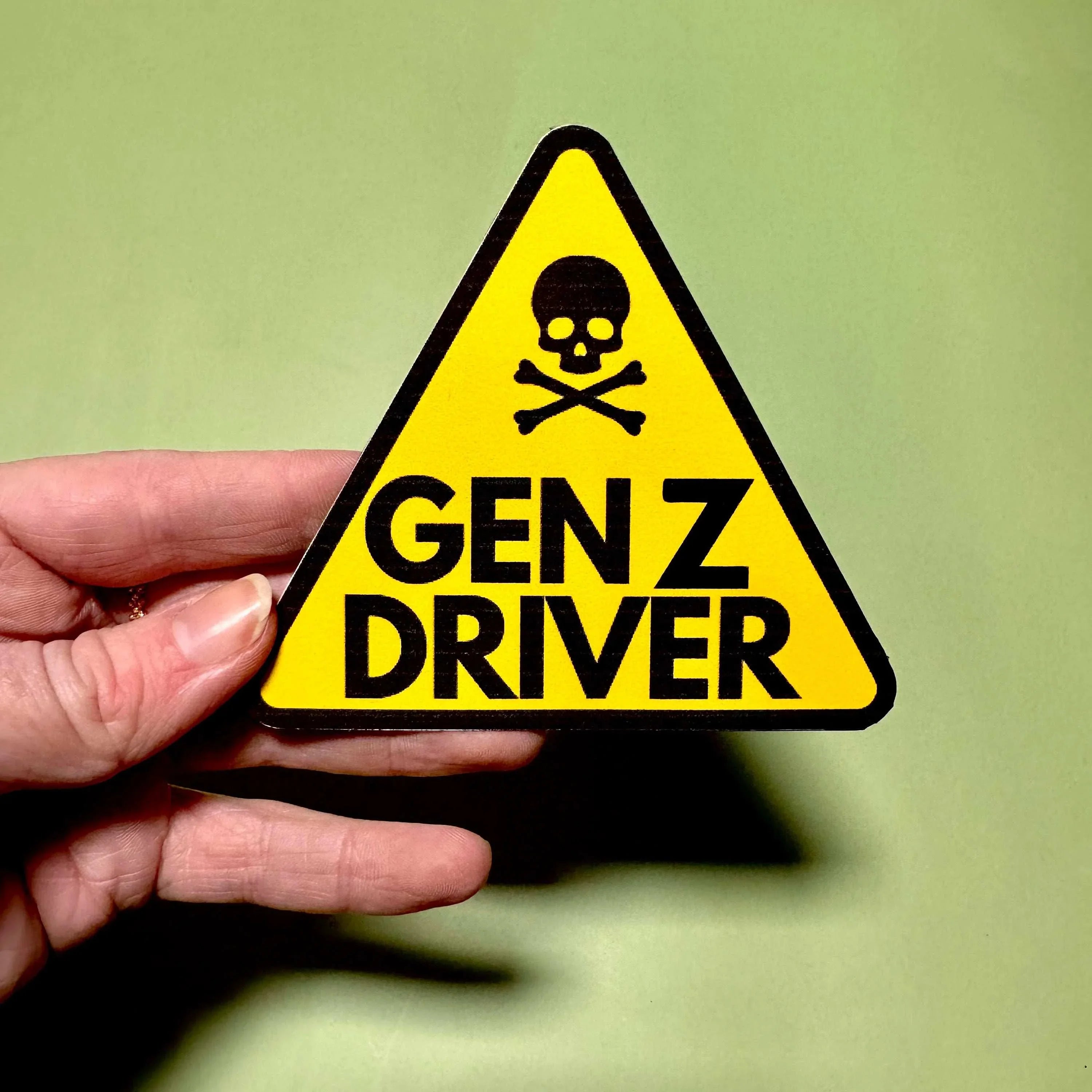 Gen Z Driver Warning - frogmustard stickers