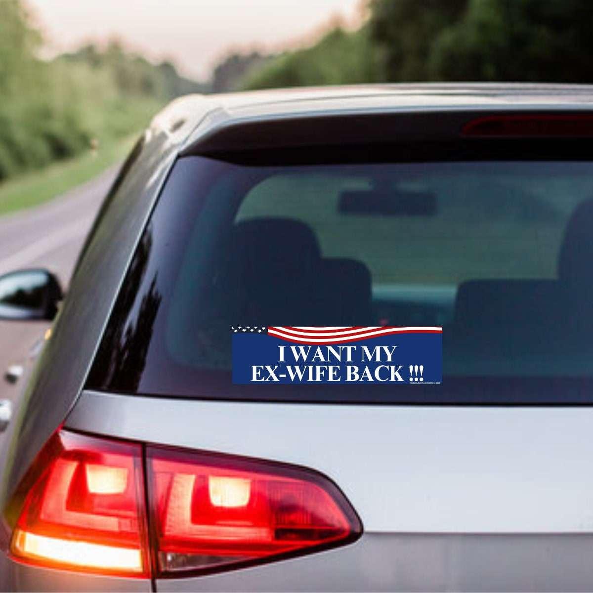 I want my Ex Wife Back - frogmustard stickers