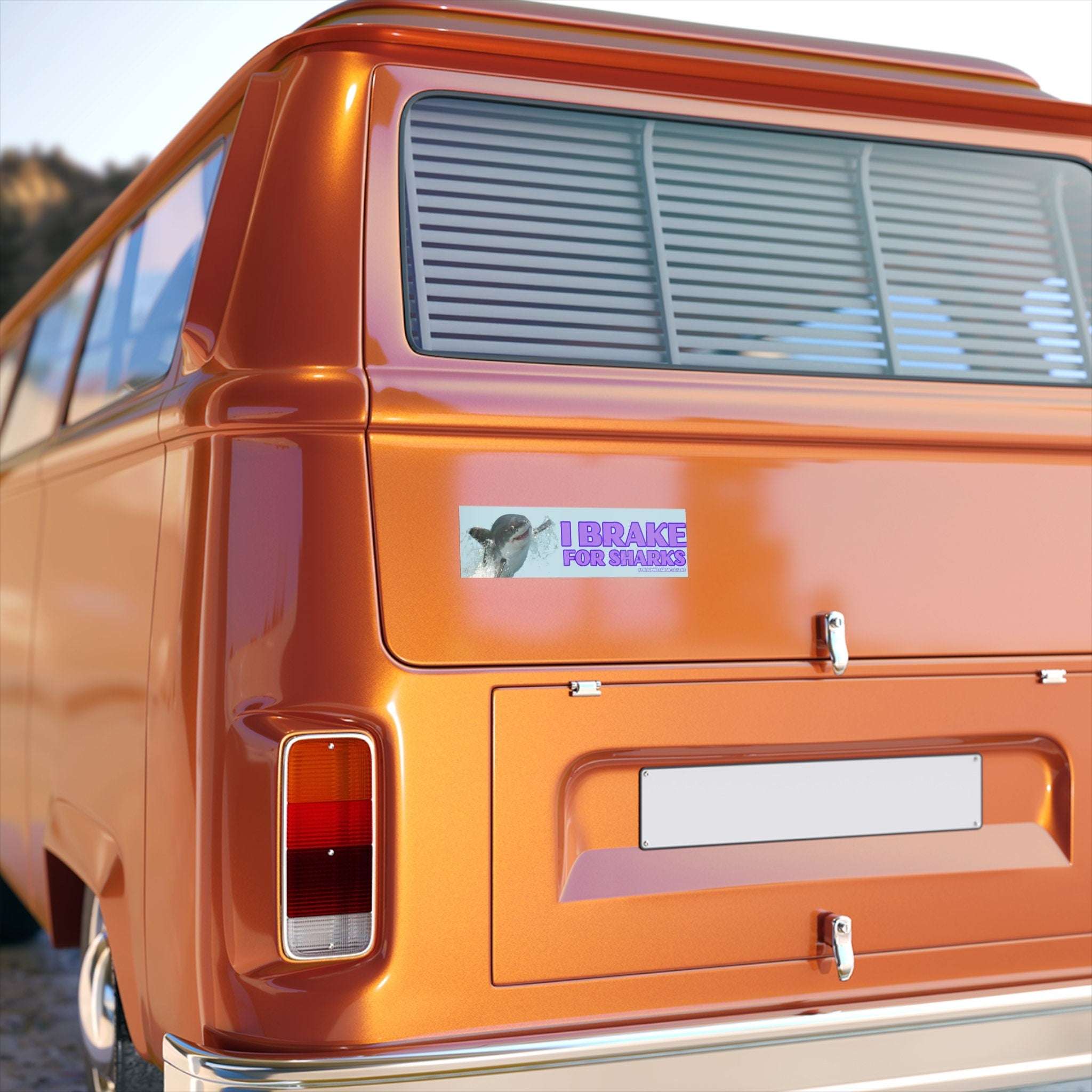 I Brake for Sharks - frogmustard stickers