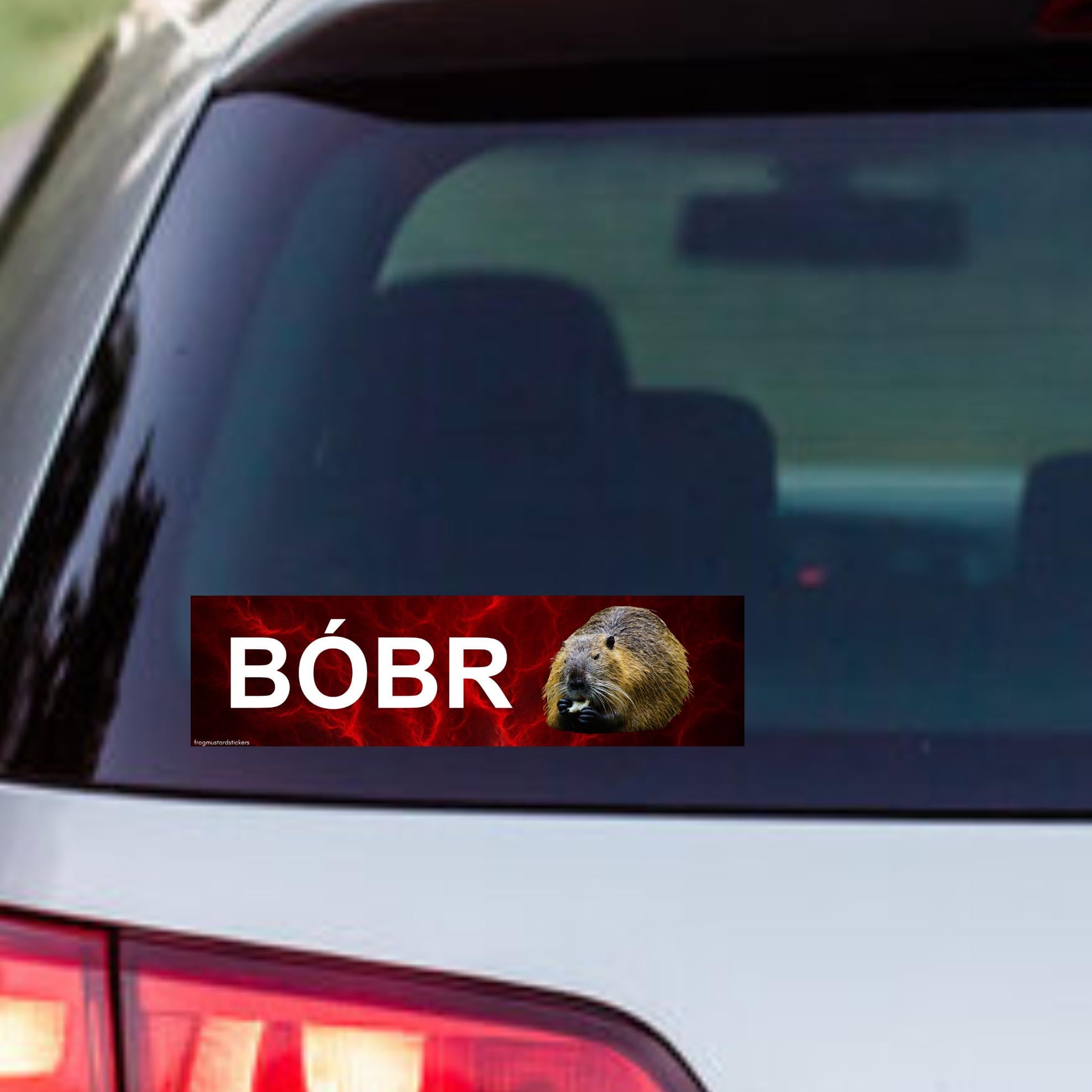Bóbr (Bober/Bobber Polish Beaver) - frogmustard stickers