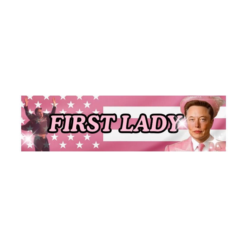 Elon First Lady - frogmustard stickers