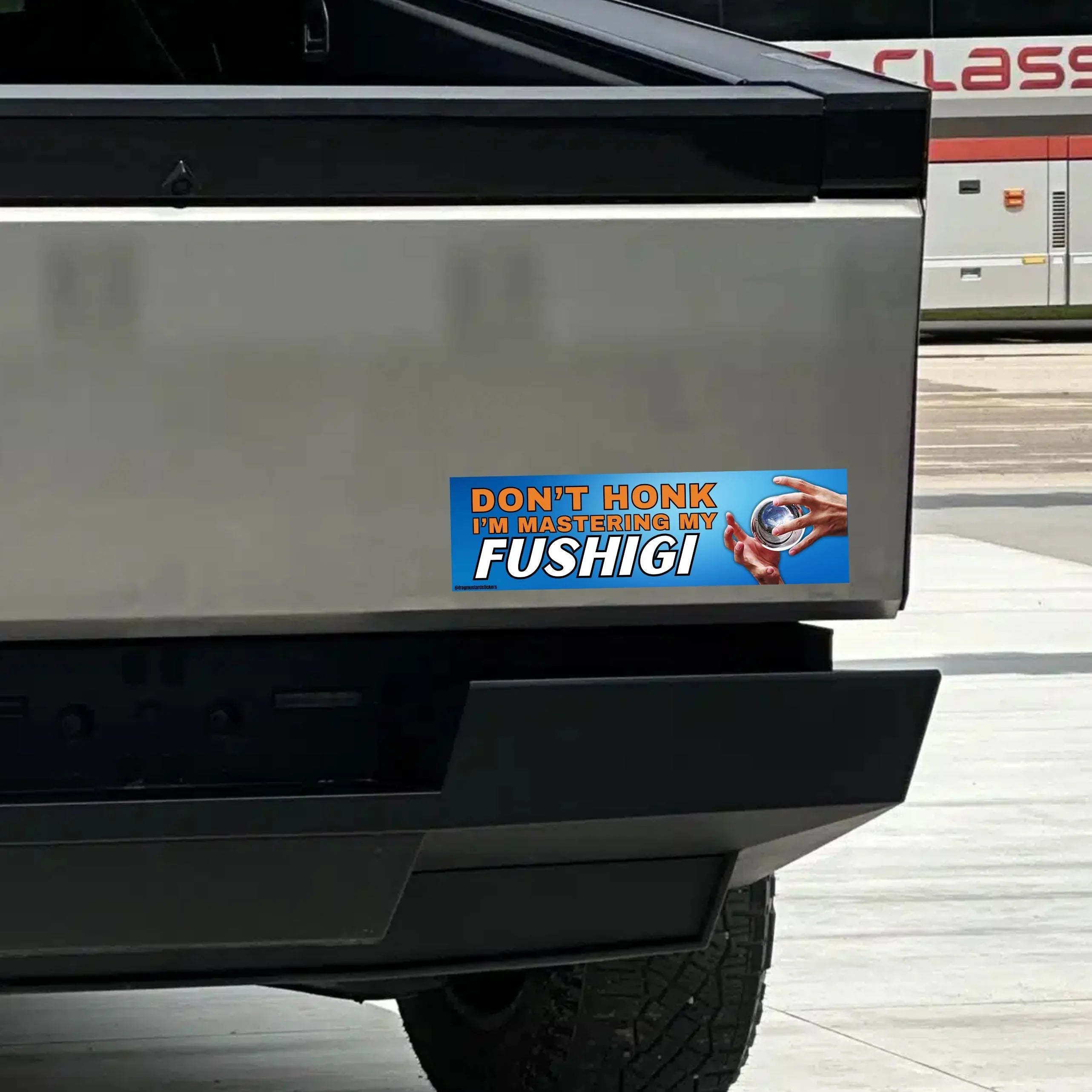 Don't Honk! I'm Mastering My Fushigi | 8.5" x 2.5" | Weatherproof | Gen Z Meme | Gen Z Nostalgia Y2K Meme | Bumper Sticker OR Magnet