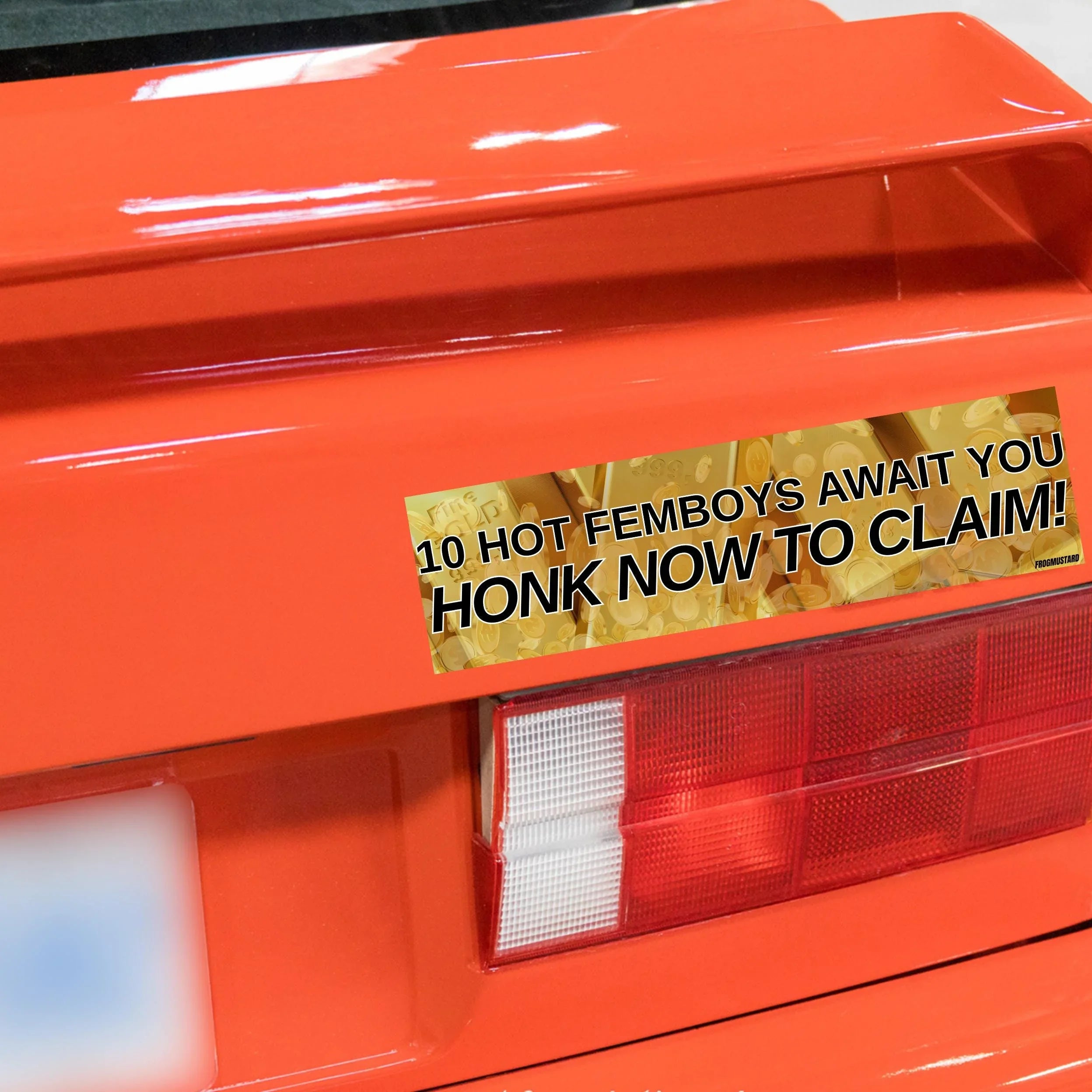 Funny Honk to Claim Meme Sticker or Magnet: Gen Z Humor Vinyl Decal