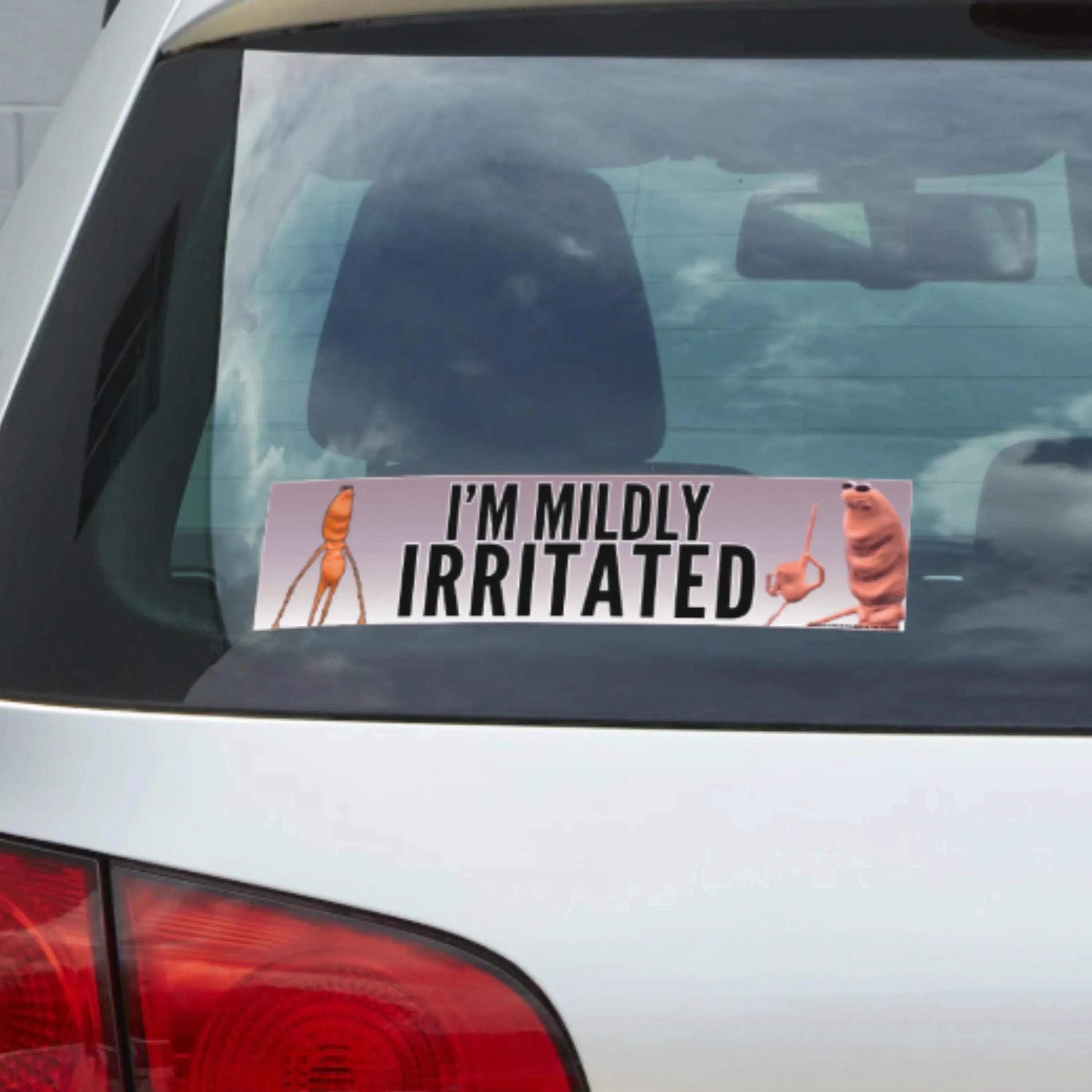 I'm Mildly Irritated - Marcus Meme Bumper Sticker or Magnet: Funny Vinyl Decal
