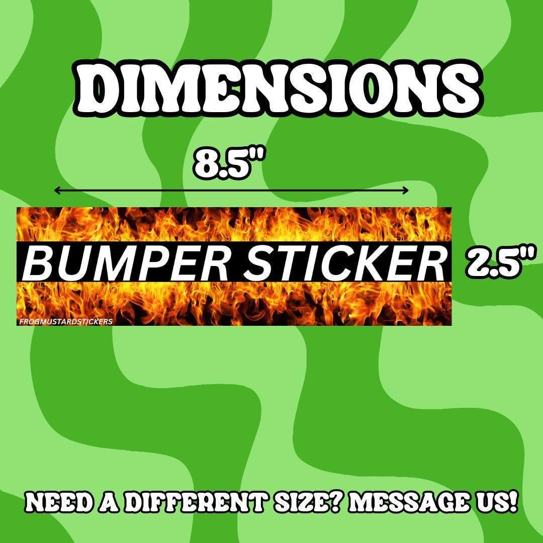 This Vehicle Stops at Red Lights Bumper Sticker or Magnet, Funny Traffic Safety Car Decal, Driver Warning Sign, Road Safety Gift Idea