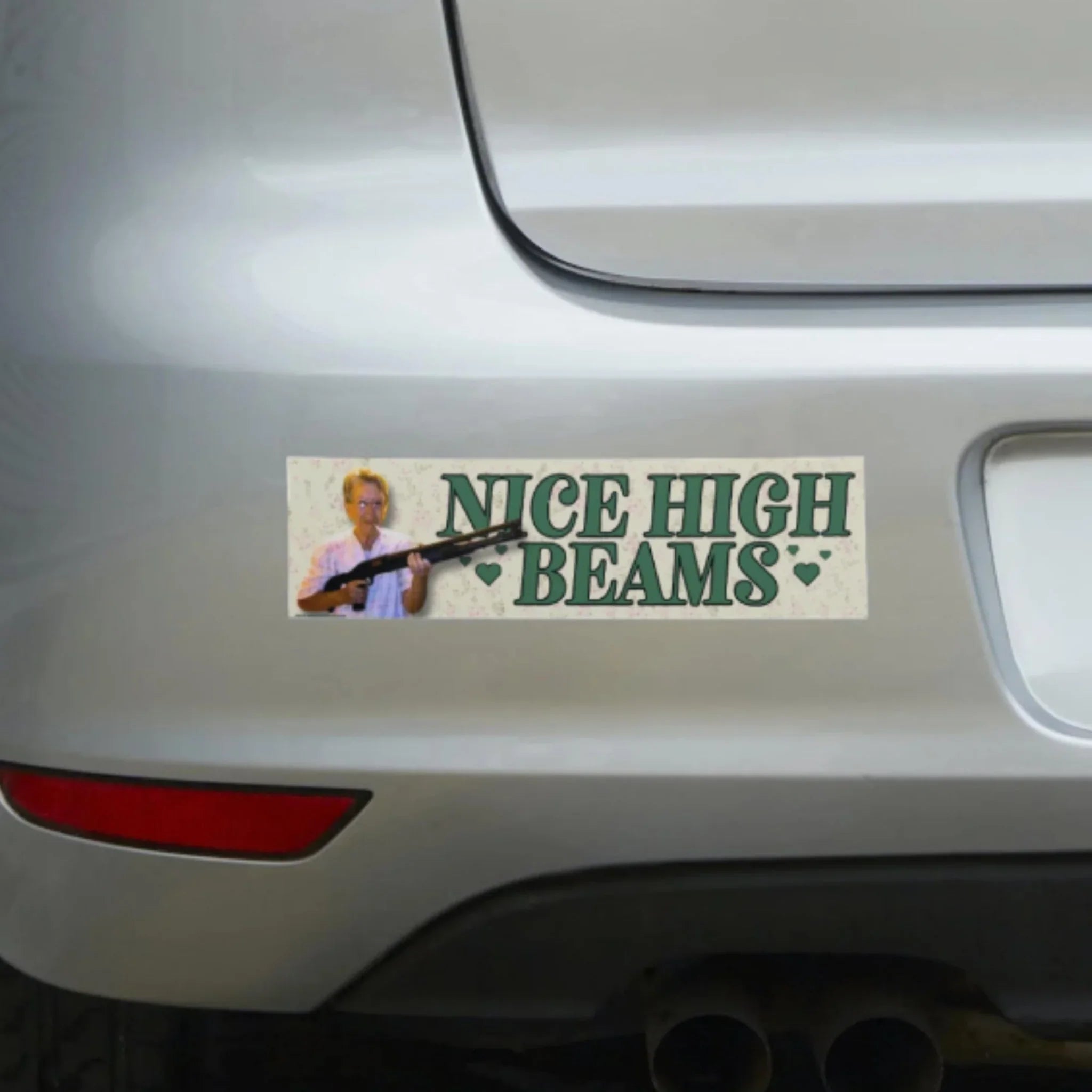 Nice High Beams - Frog Mustard Stickers
