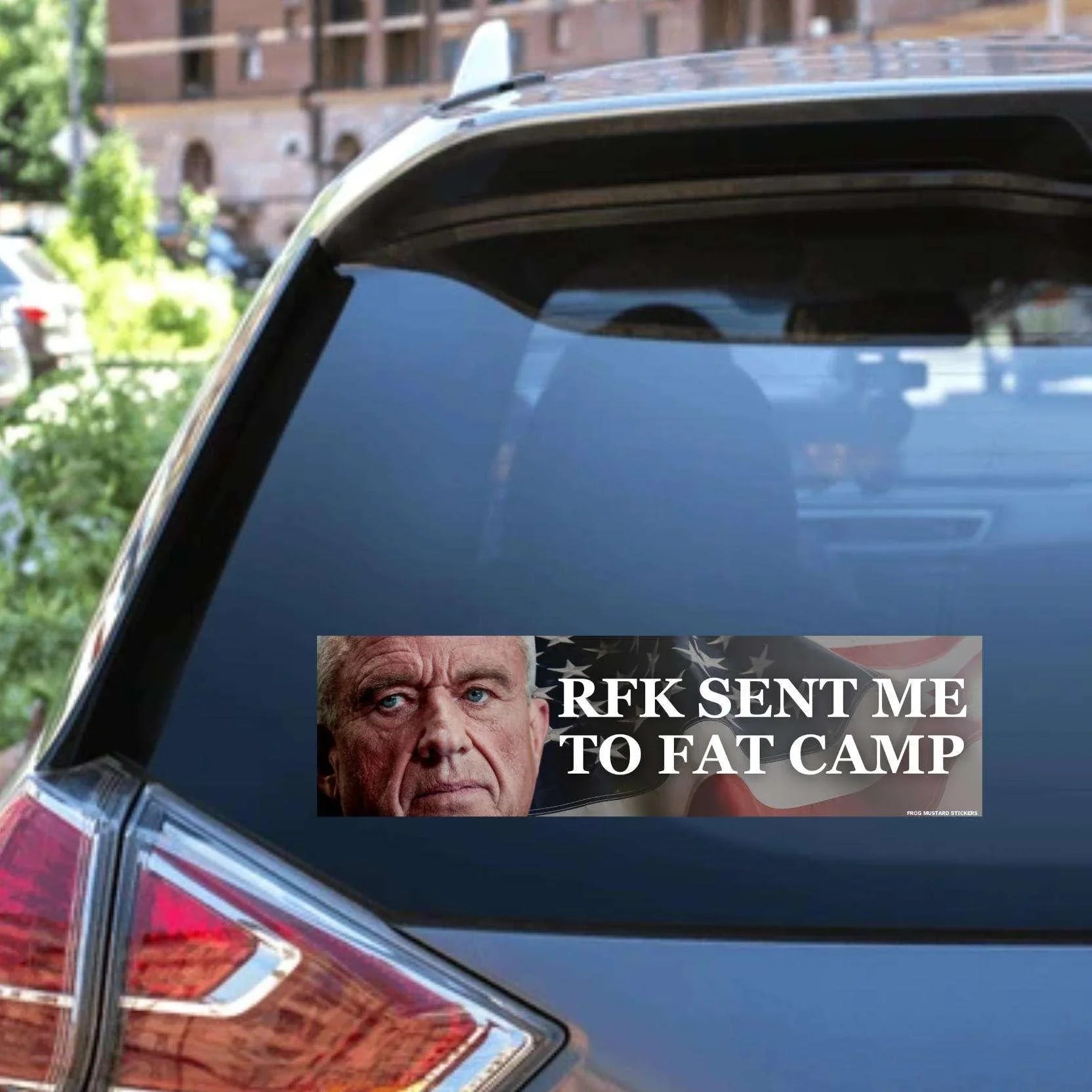 RFK Sent Me to Fat Camp - Frog Mustard Stickers