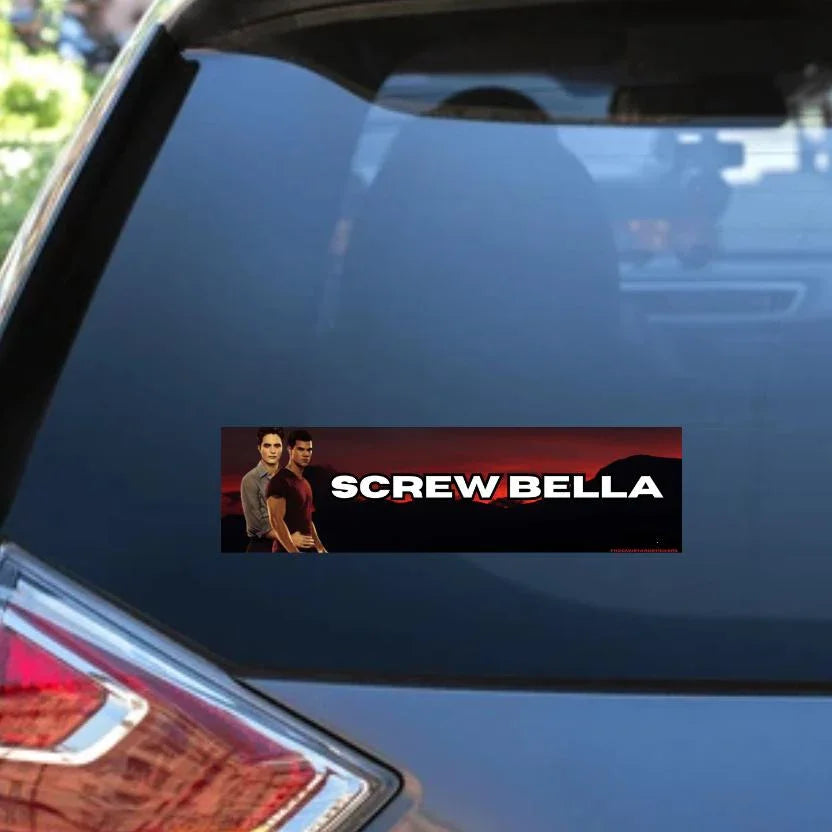 Screw Bella - Twilight Meme Decal - Frog Mustard Stickers