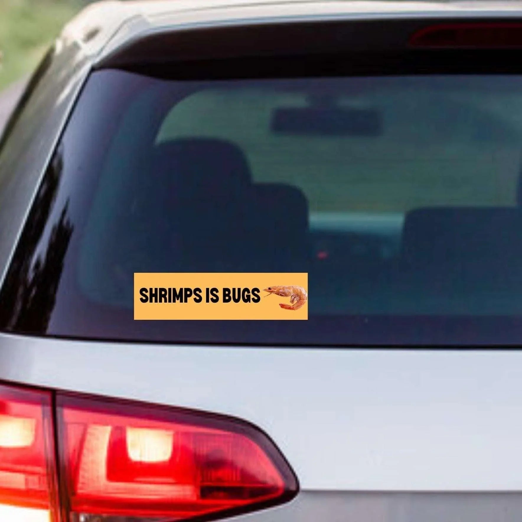 Shrimps is Bugs - Frog Mustard Stickers