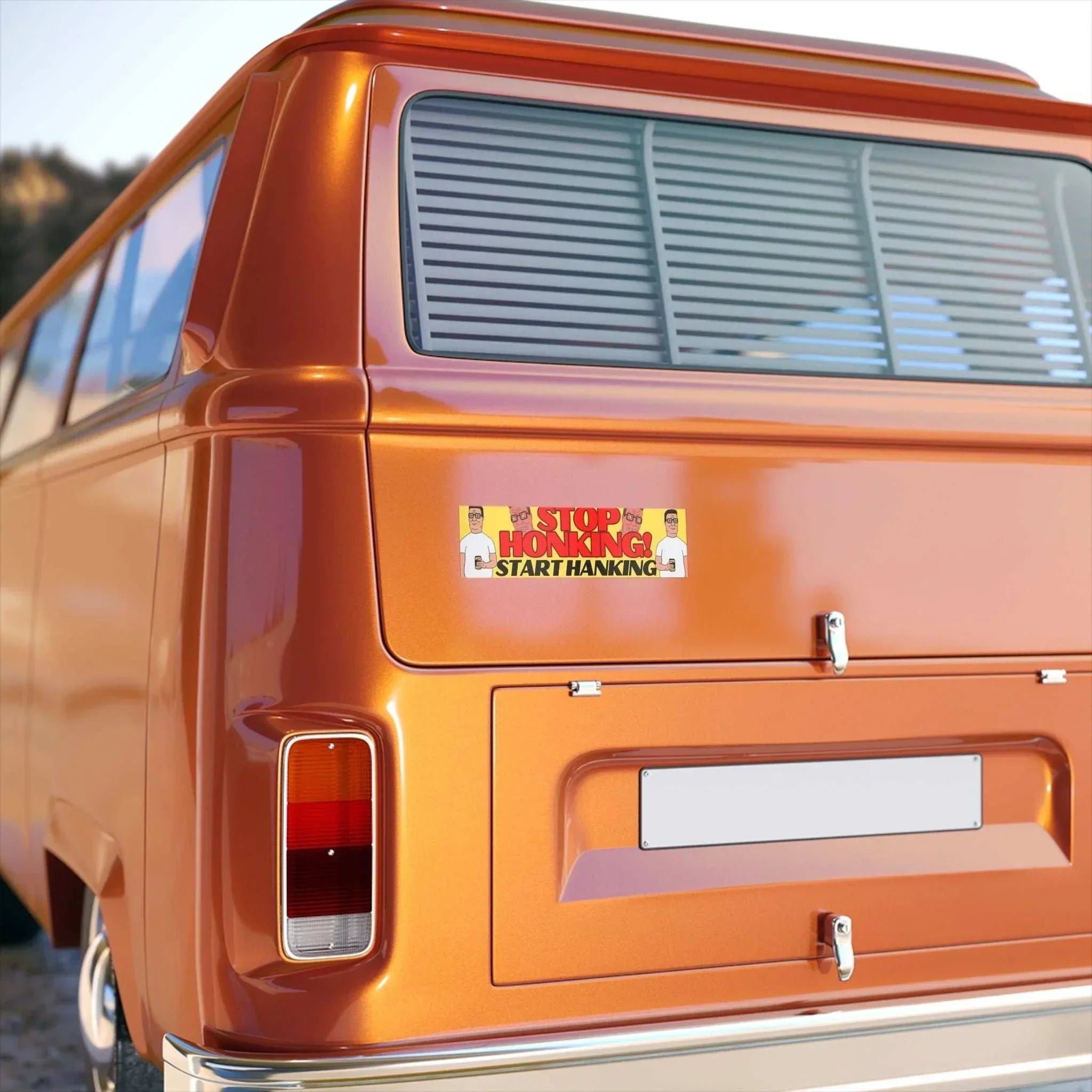 Stop Honking! Start Hanking - Frog Mustard Stickers
