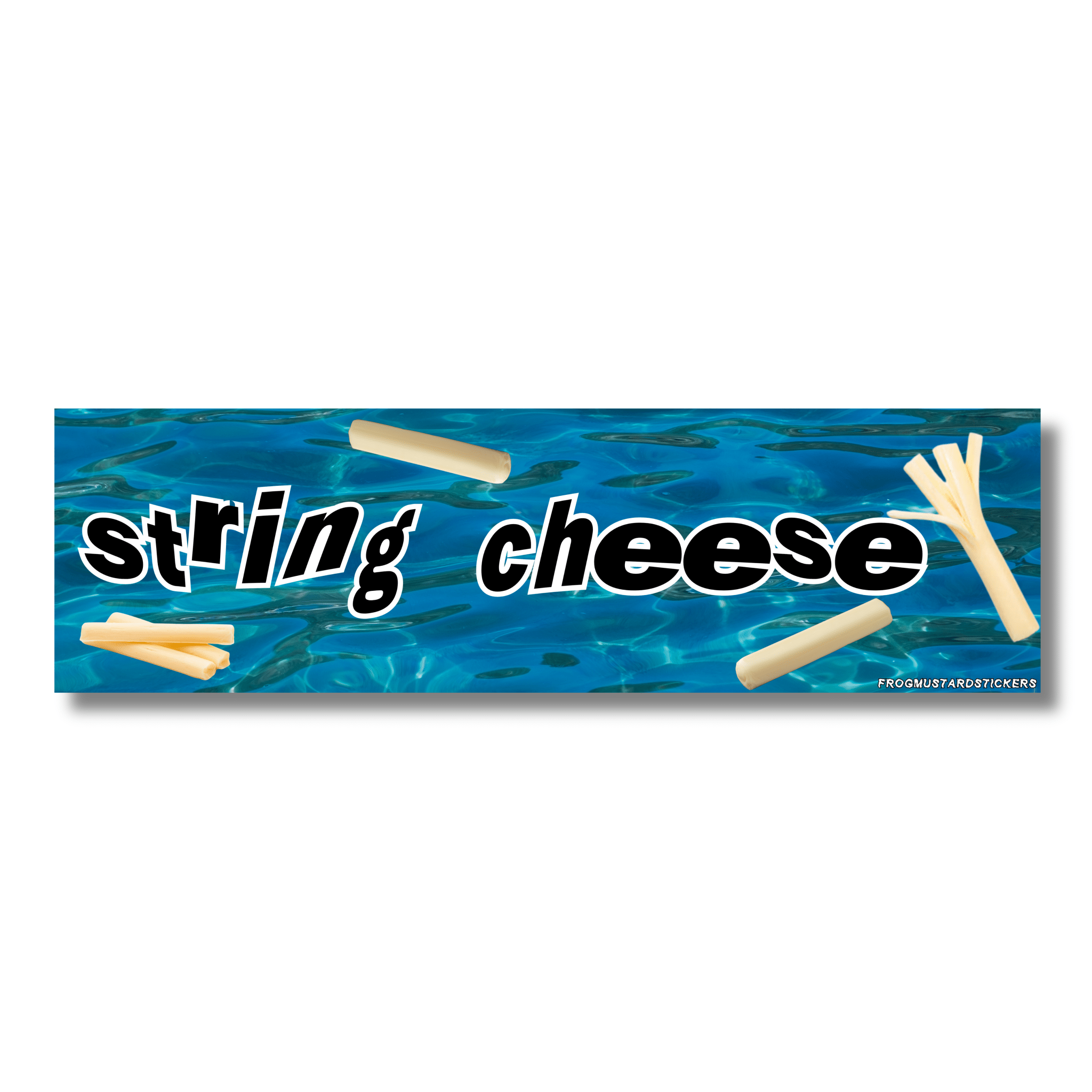 String Cheese - Frog Mustard Stickers