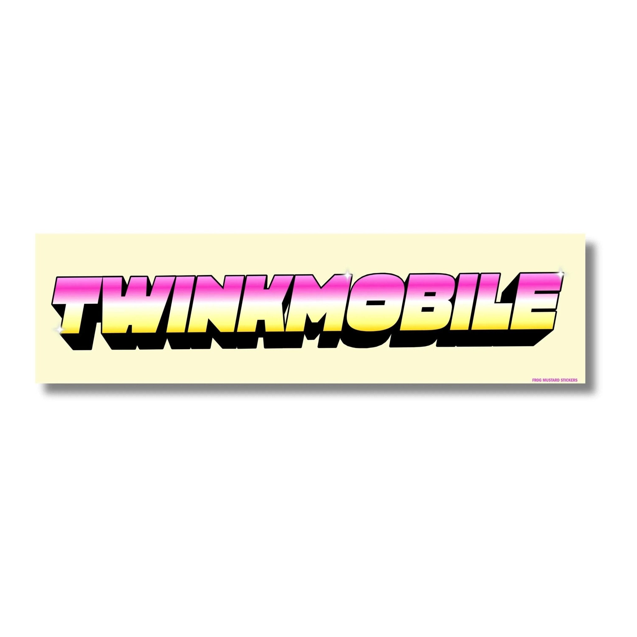 Twinkmobile - Frog Mustard Stickers
