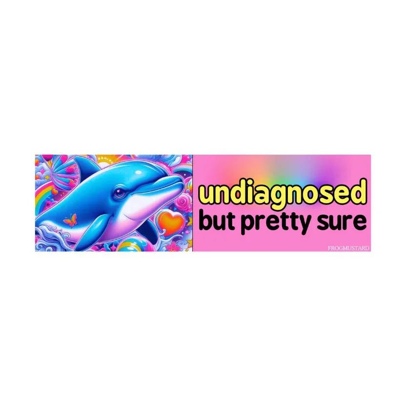 Undiagnosed, but Pretty Sure - Frog Mustard Stickers
