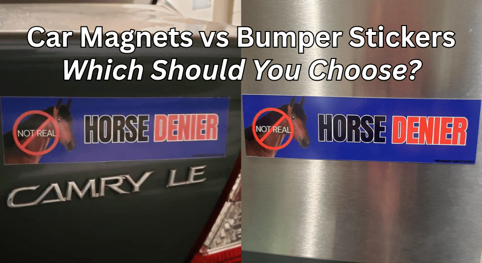 Car Magnets vs Bumper Stickers: Which Should You Choose? - Frog Mustard Stickers