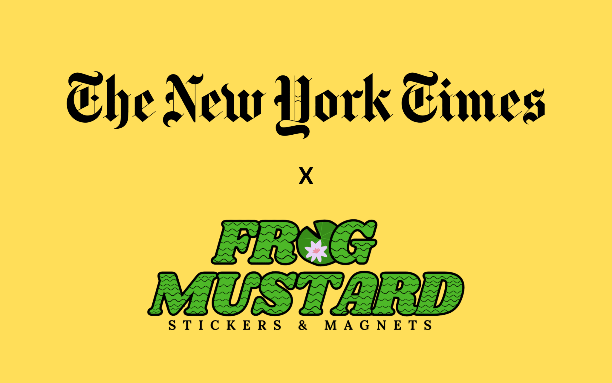 We Made the New York Times! Huge Thanks to You! - Frog Mustard Stickers