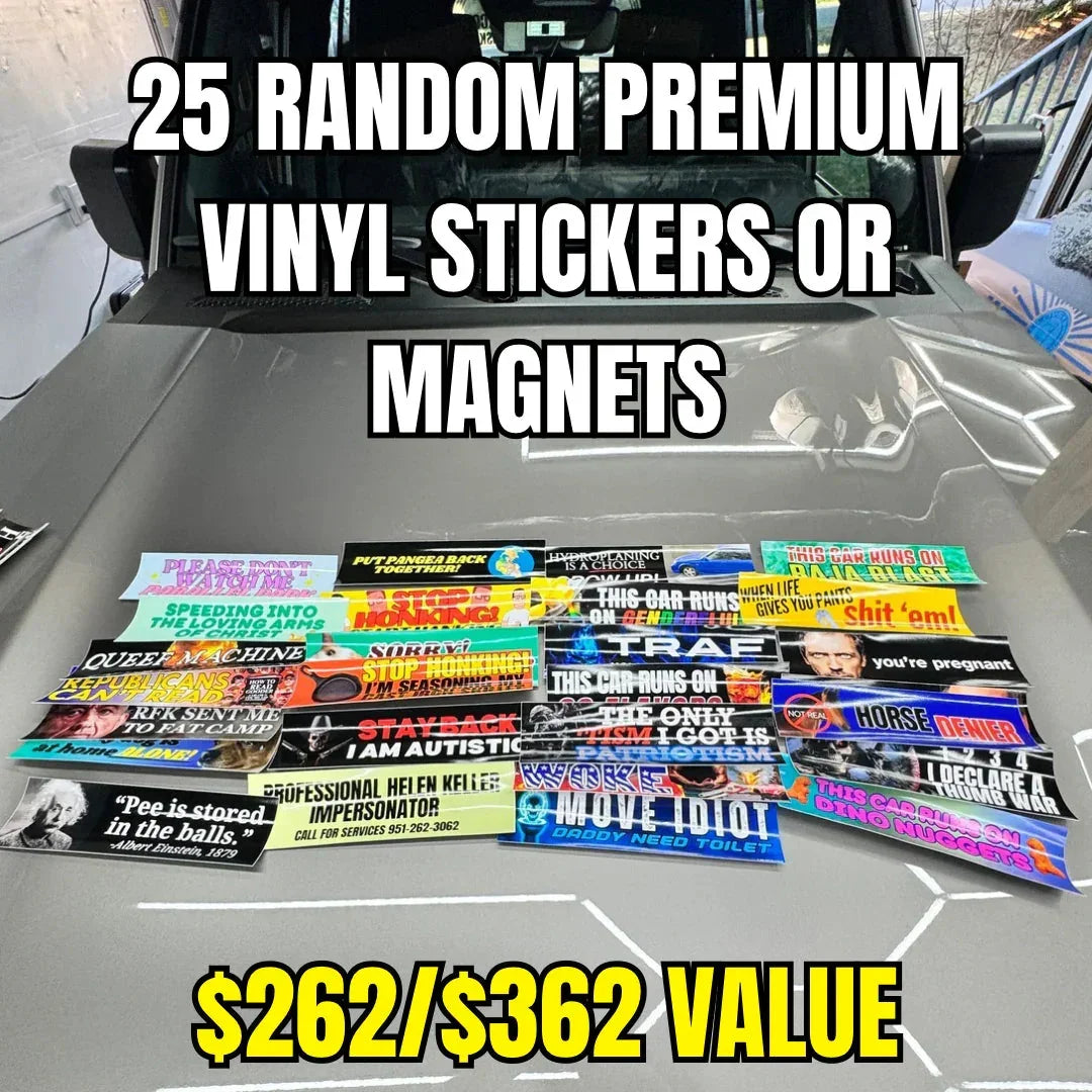 25 - PACK MYSTERY | CHAOS BUNDLE - Frog Mustard Stickers