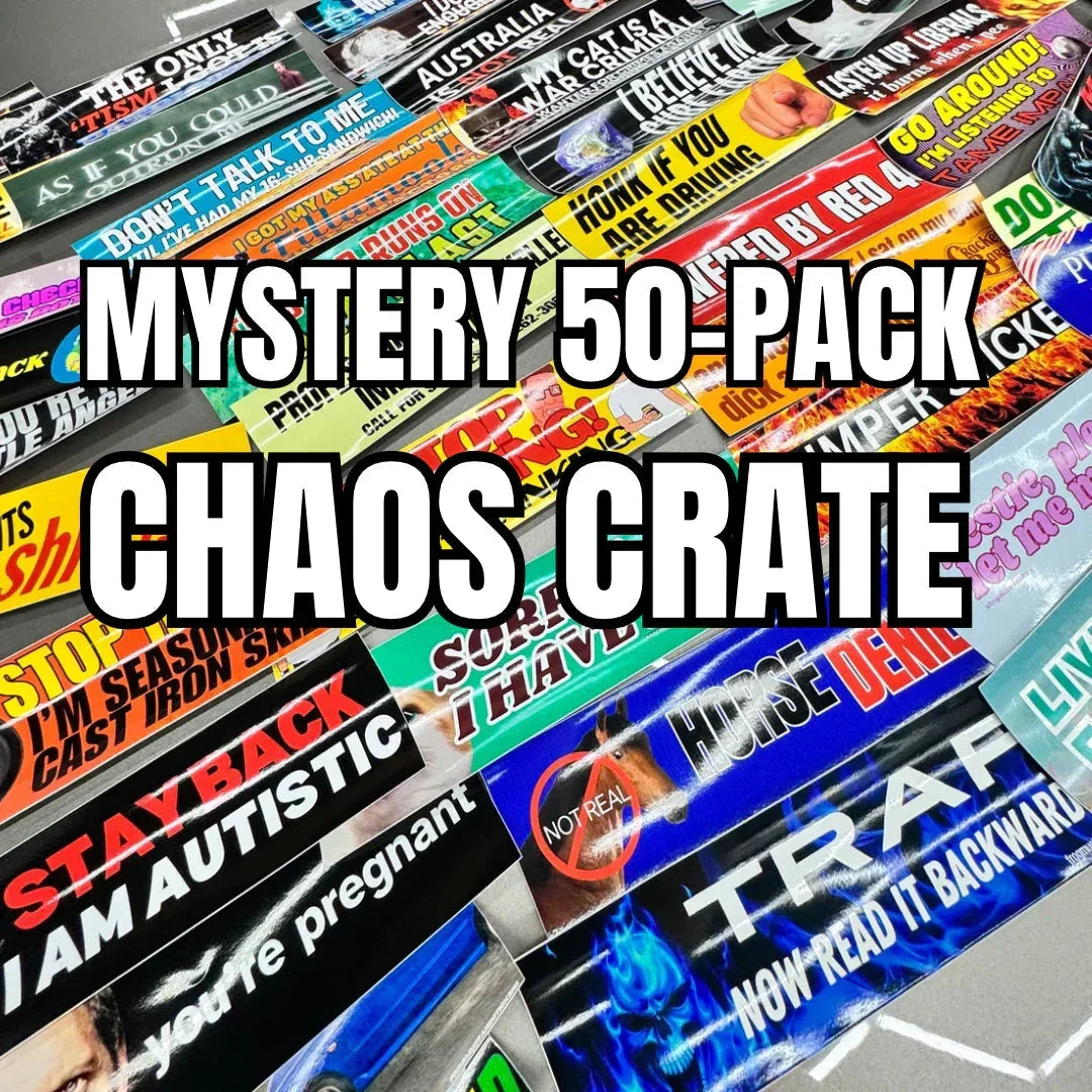 50 - PACK MYSTERY | CHAOS CRATE - Frog Mustard Stickers