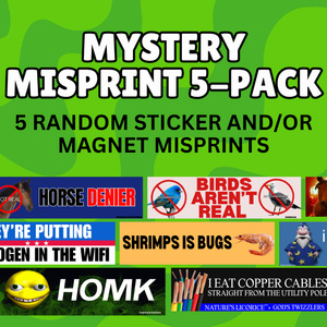 Mystery Misprint Sampler 5-Pack Bundle (Up to 80% in Savings!)