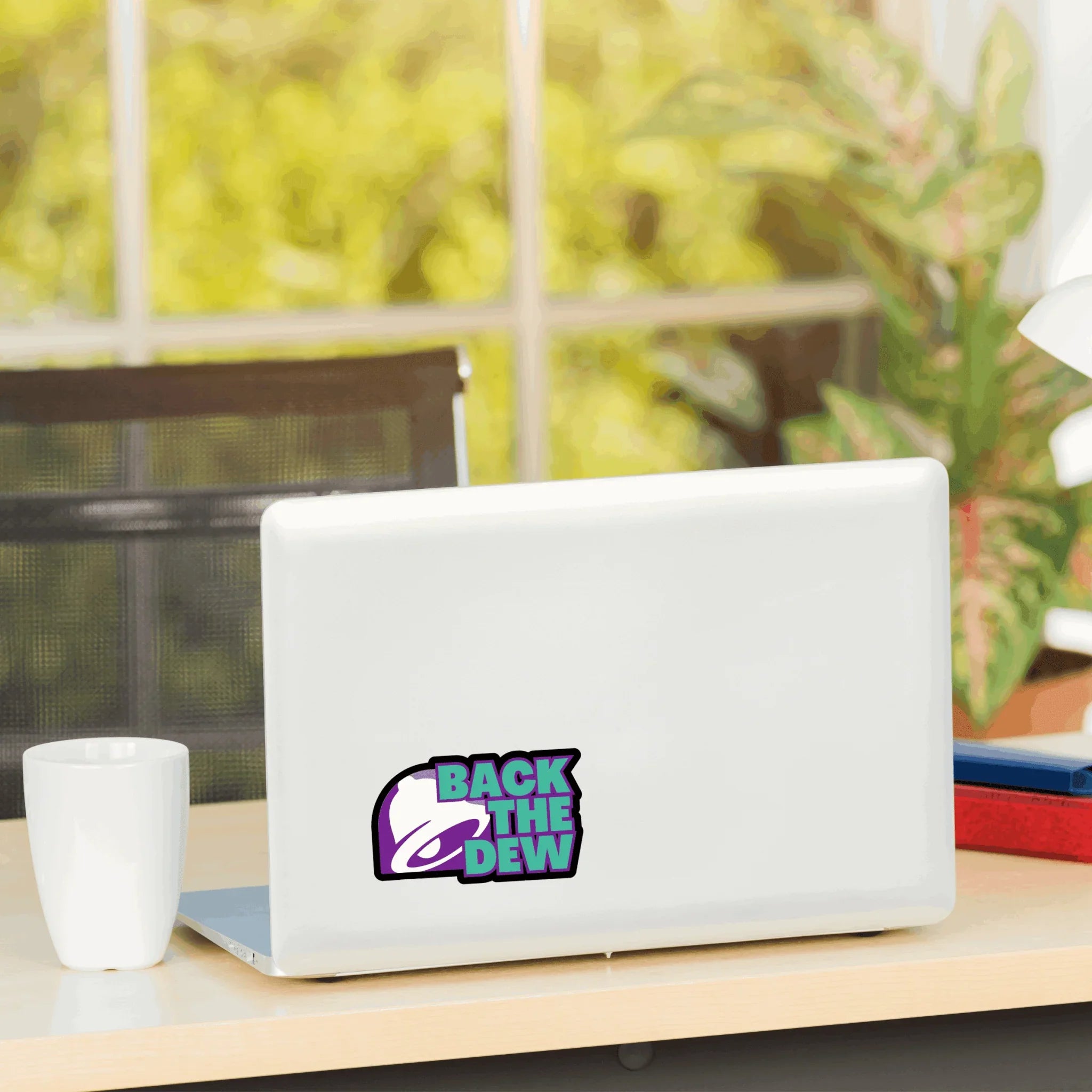 Back the Dew (Baja Blast) - Die Cut - Frog Mustard Stickers