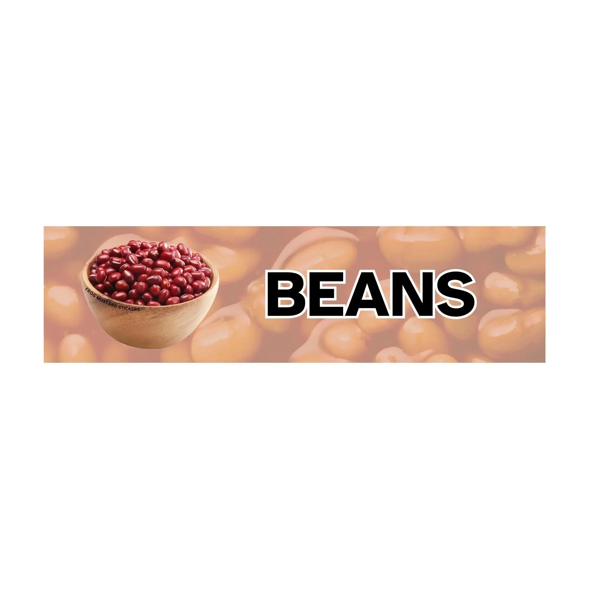 Beans - Frog Mustard Stickers