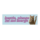 Bestie, Please Let Me Merge Cat - Frog Mustard Stickers