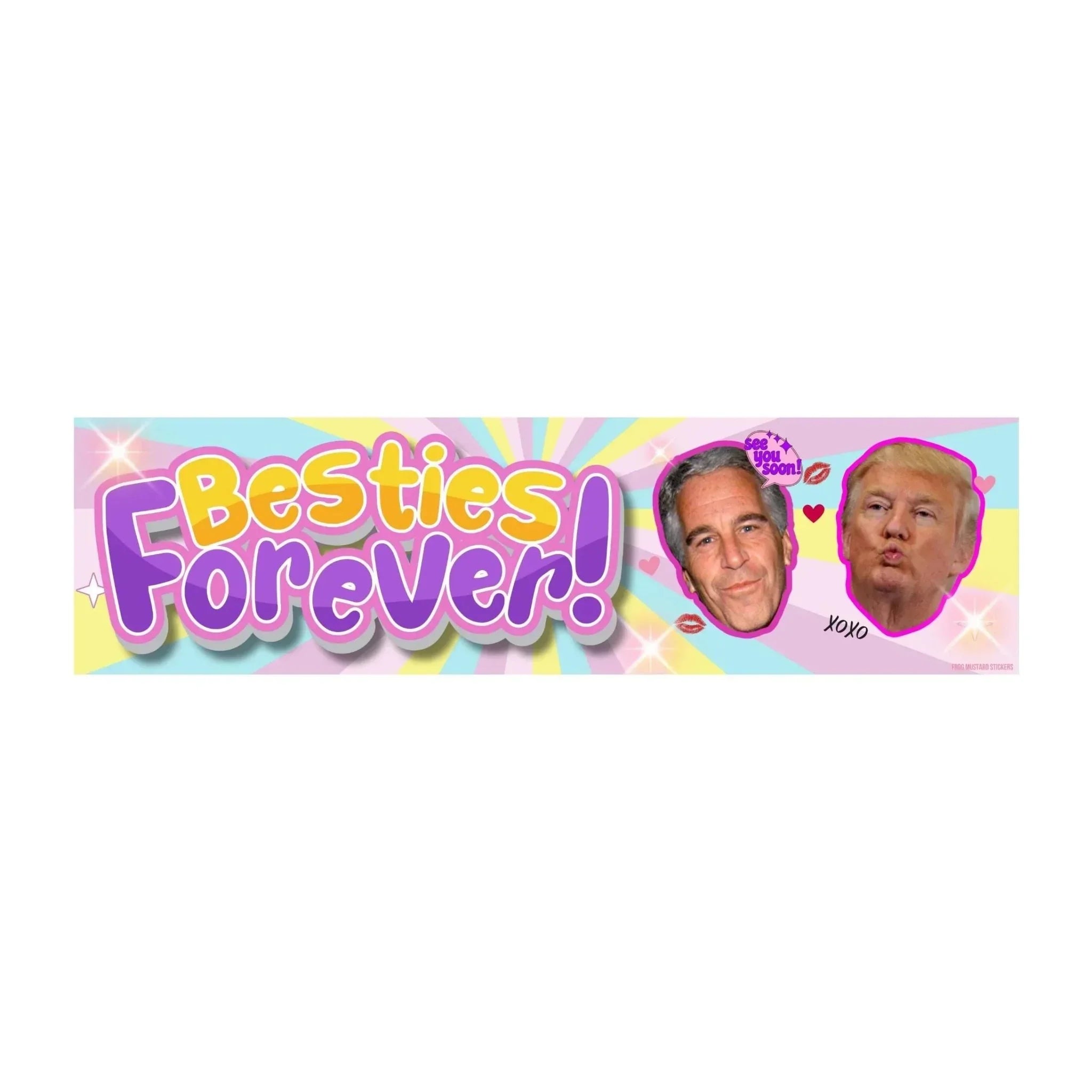 Besties Forever <3 - Frog Mustard Stickers