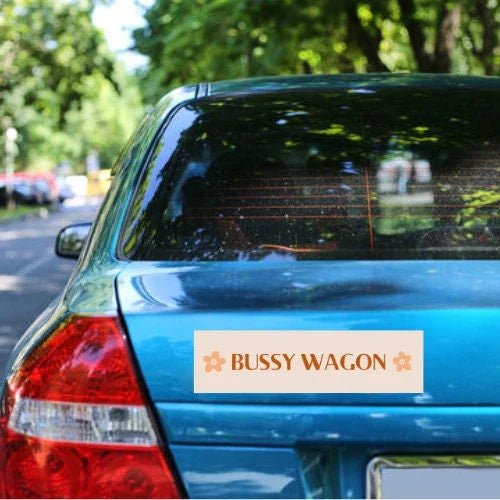 Bussy Wagon - Frog Mustard Stickers